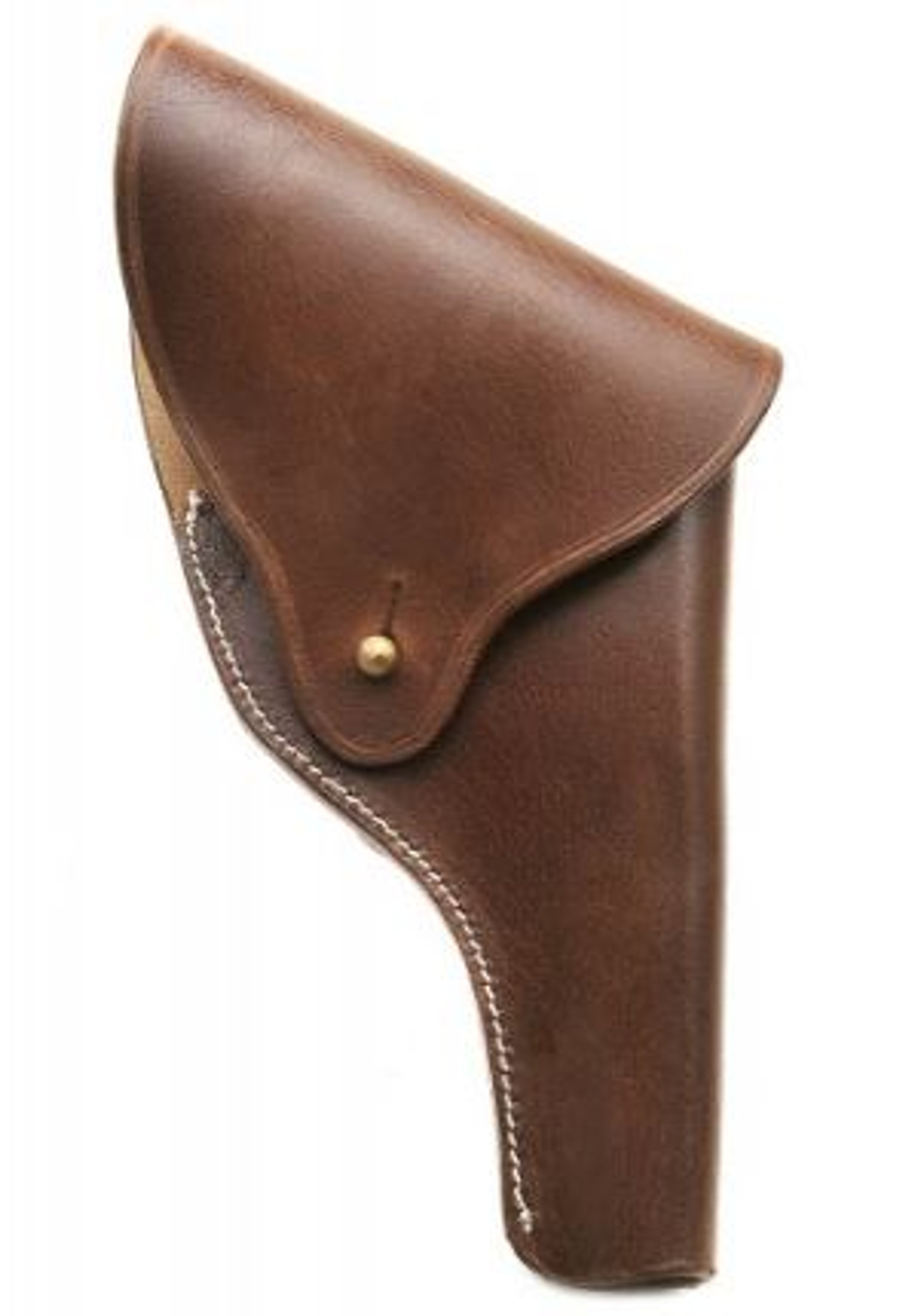 US Smith & Wesson Victory Model Revolver Holster Full Flap in Brown Leather .38 Special Model 10