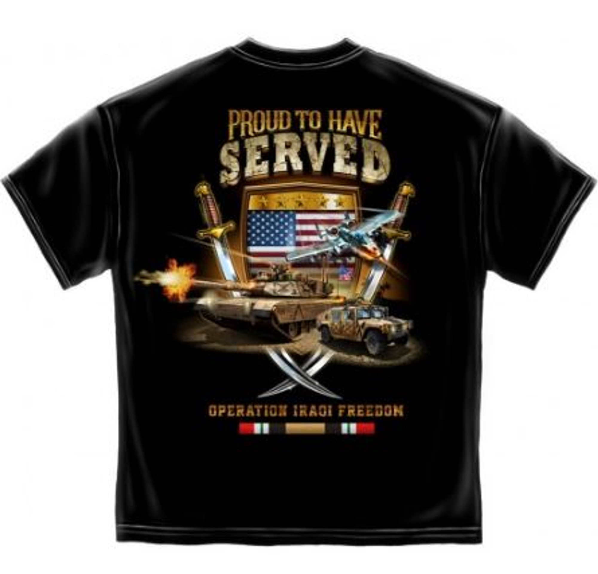 US Veteran "Proud To Have Served - Iraq" T-Shirt