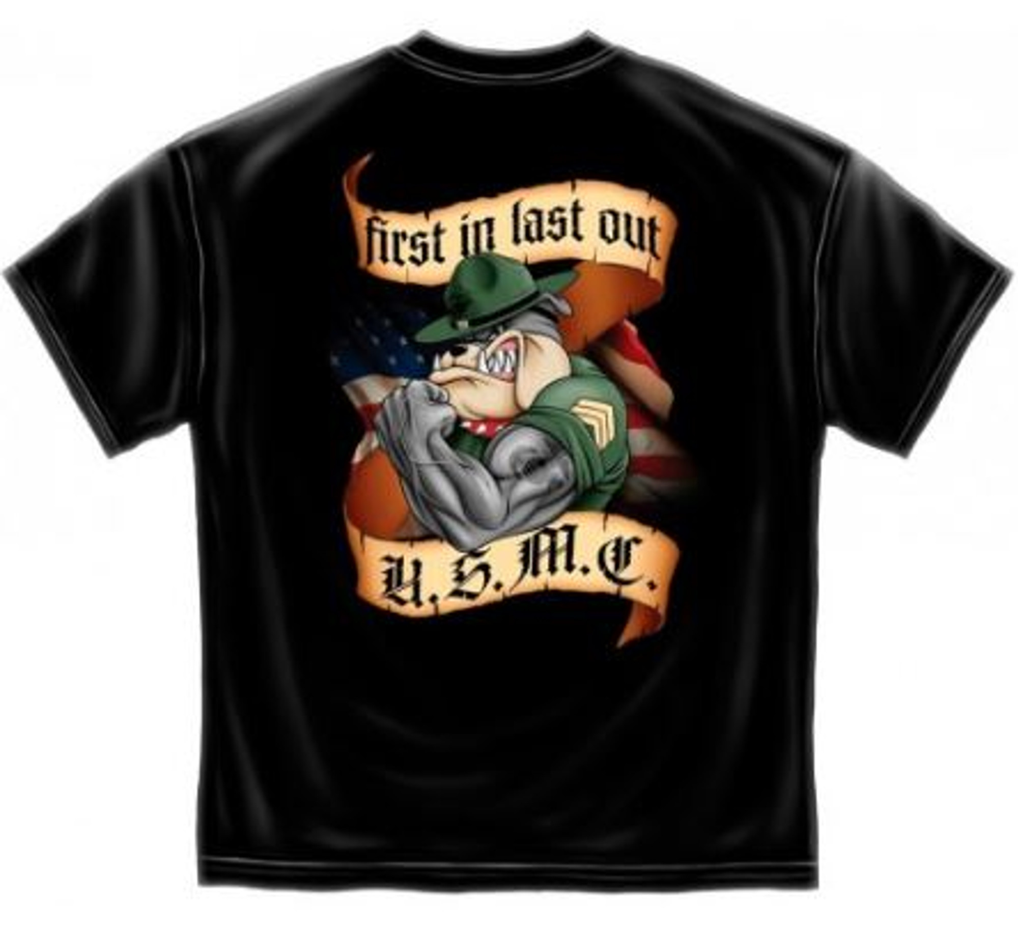 USMC "First In Last Out" T-Shirt