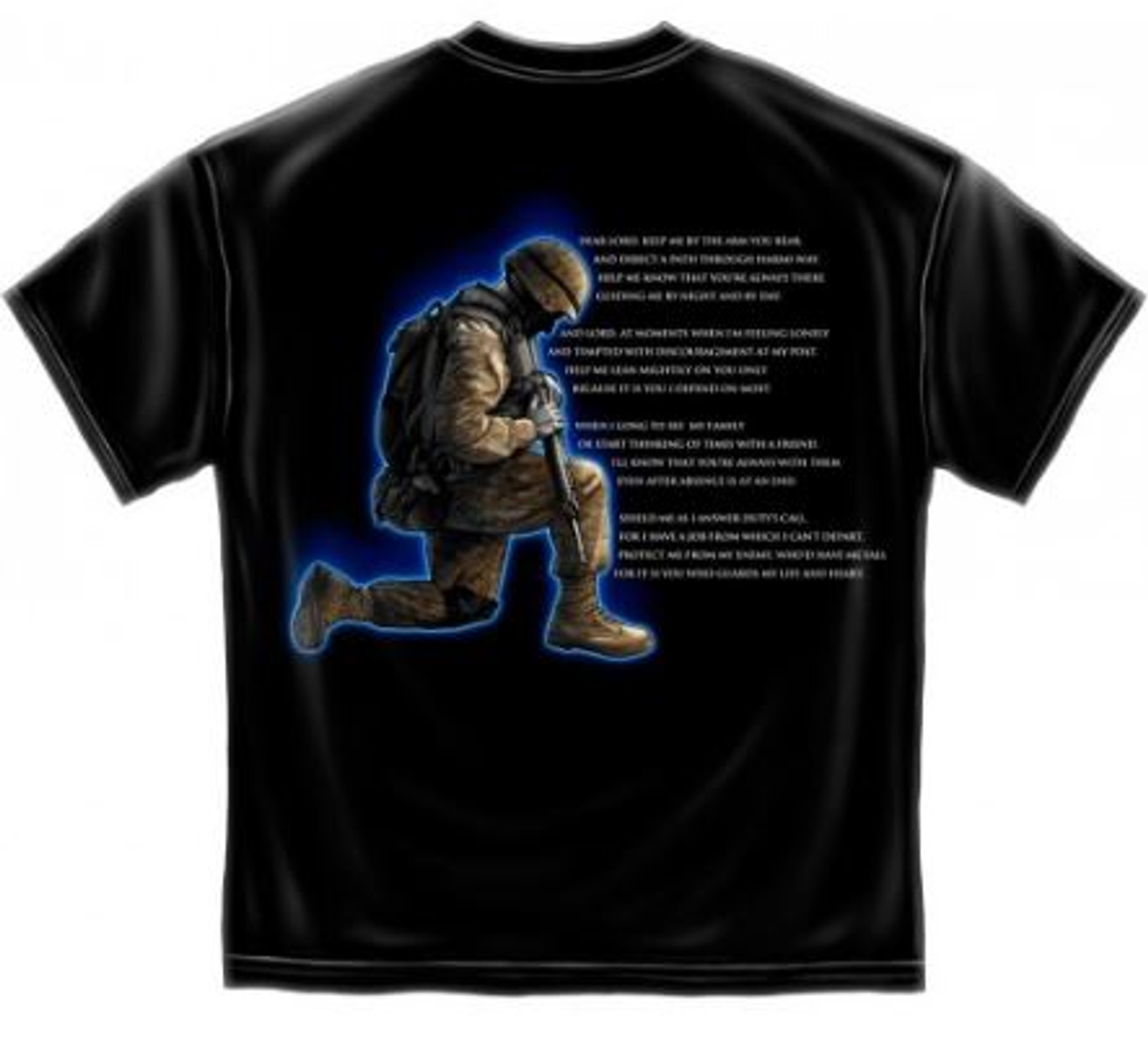 US Veteran "Soldier Prayer" T-Shirt