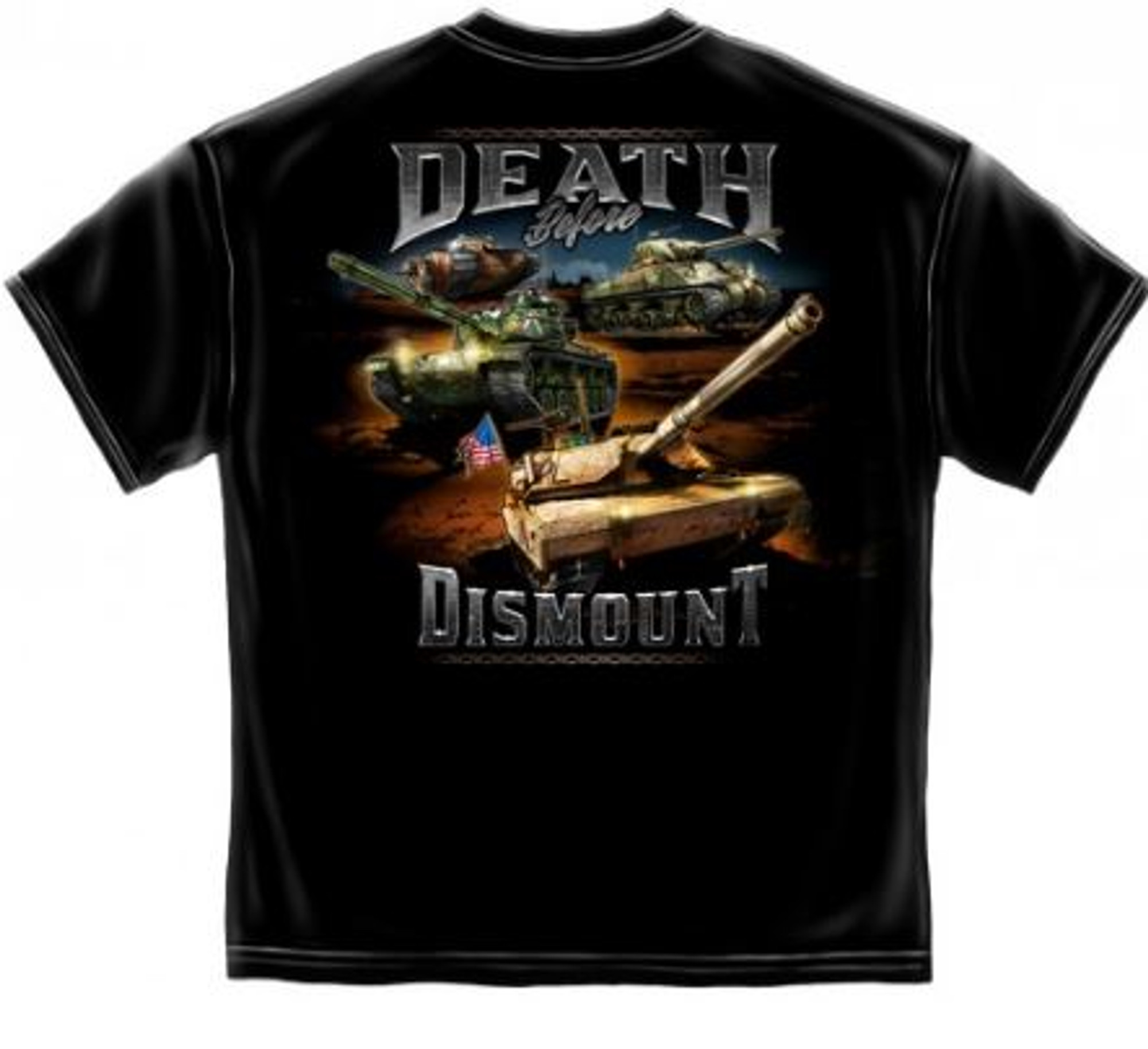 US Veteran "Death Before Dismount" T-Shirt