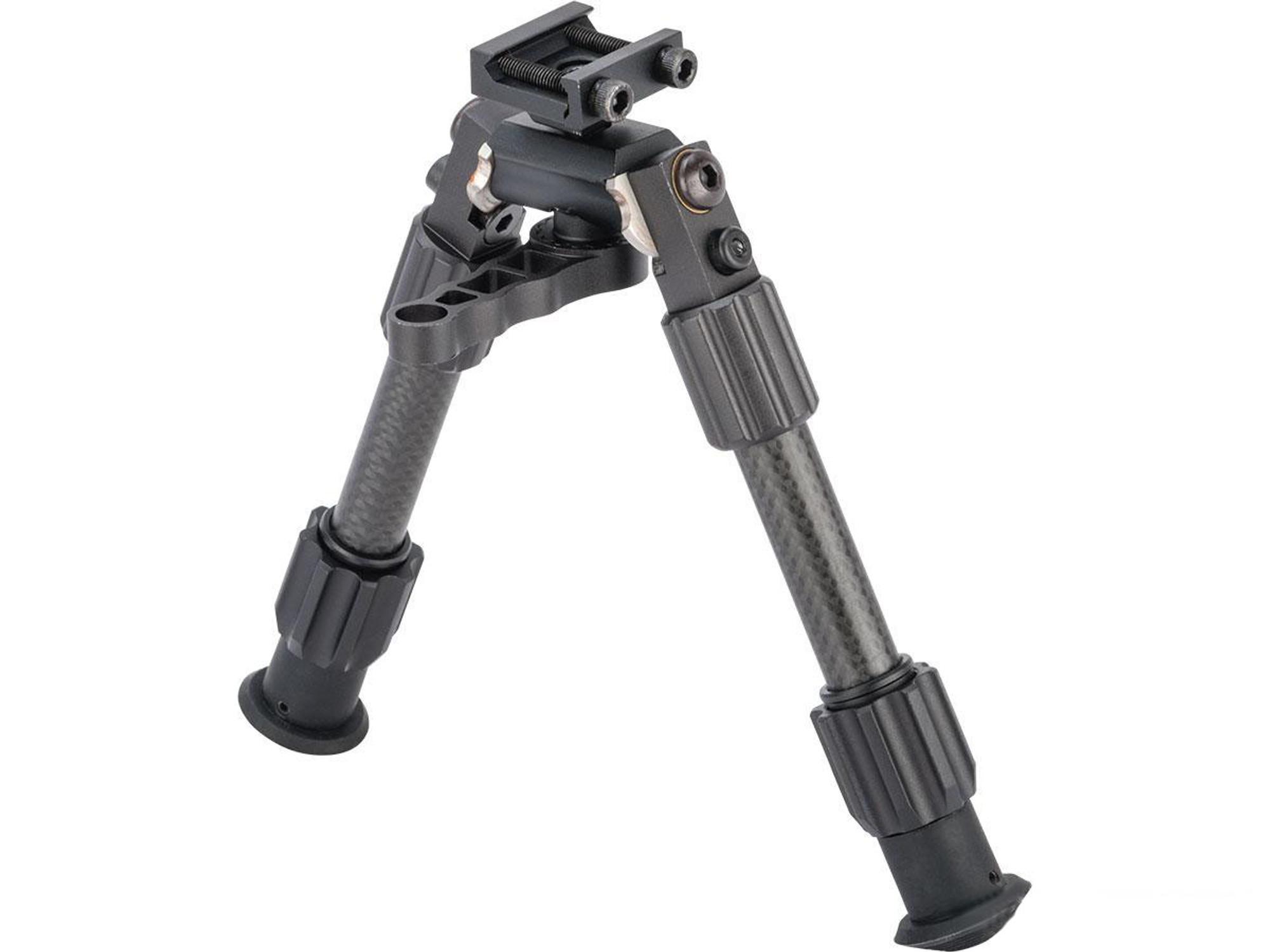 TruGlo Tac-Pod Pro Adjustable Carbon Fiber Bipod w/ Pivoting Picatinny Rail Mount