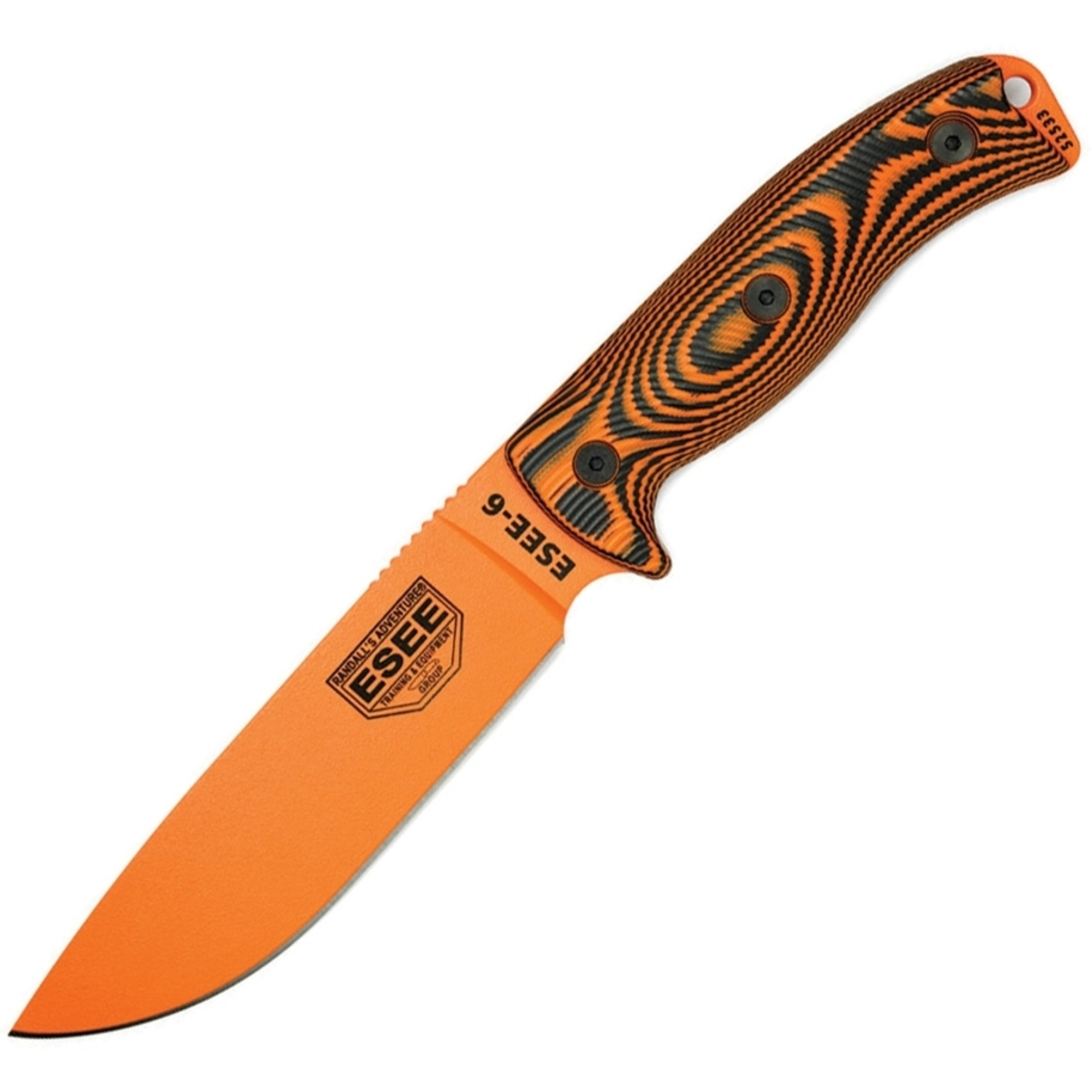 Model 6 Fixed Blade Orange ES6POR006