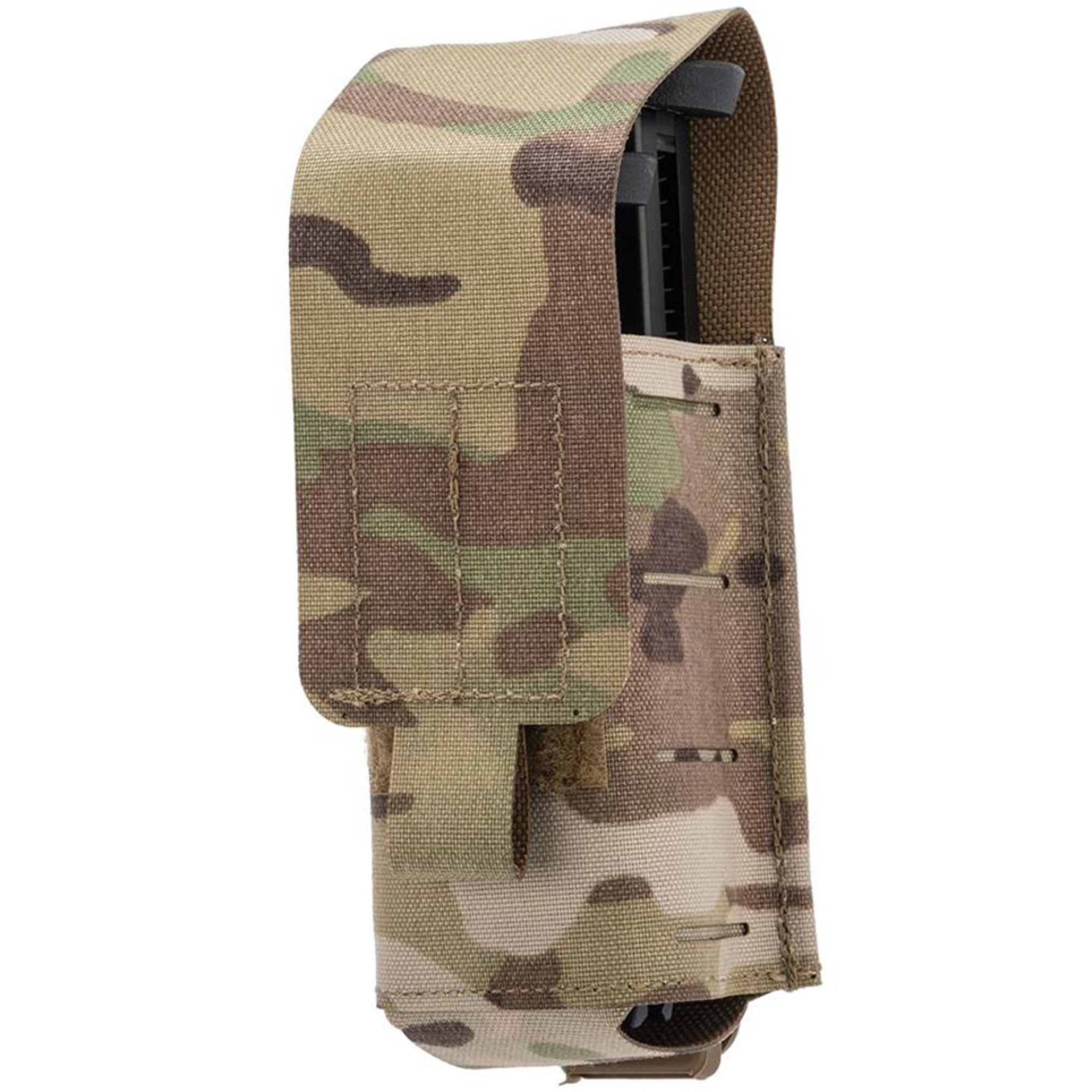 Sentry Staggered Column Double Stacked Pistol Magazine Pouch (Color: Multicam)