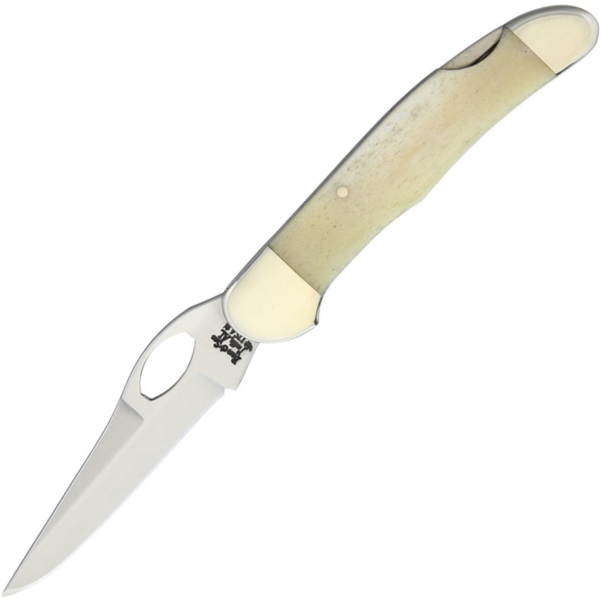 Lockback White Smooth Bone BCWSB149L