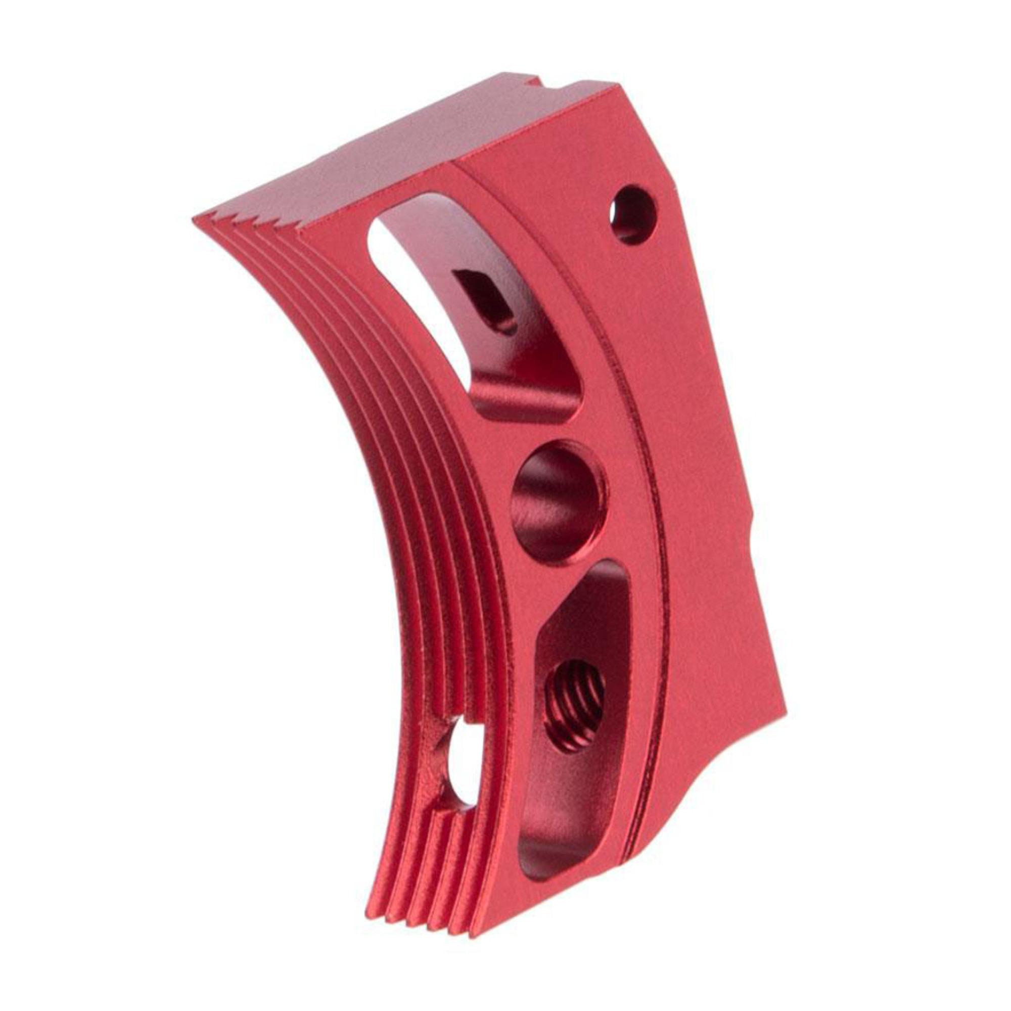 Airsoft Masterpiece EDGE Aluminum Trigger for Hi-CAPA / 1911 Gas Blowback Airsoft Pistols - Type 4 (Color: Red)