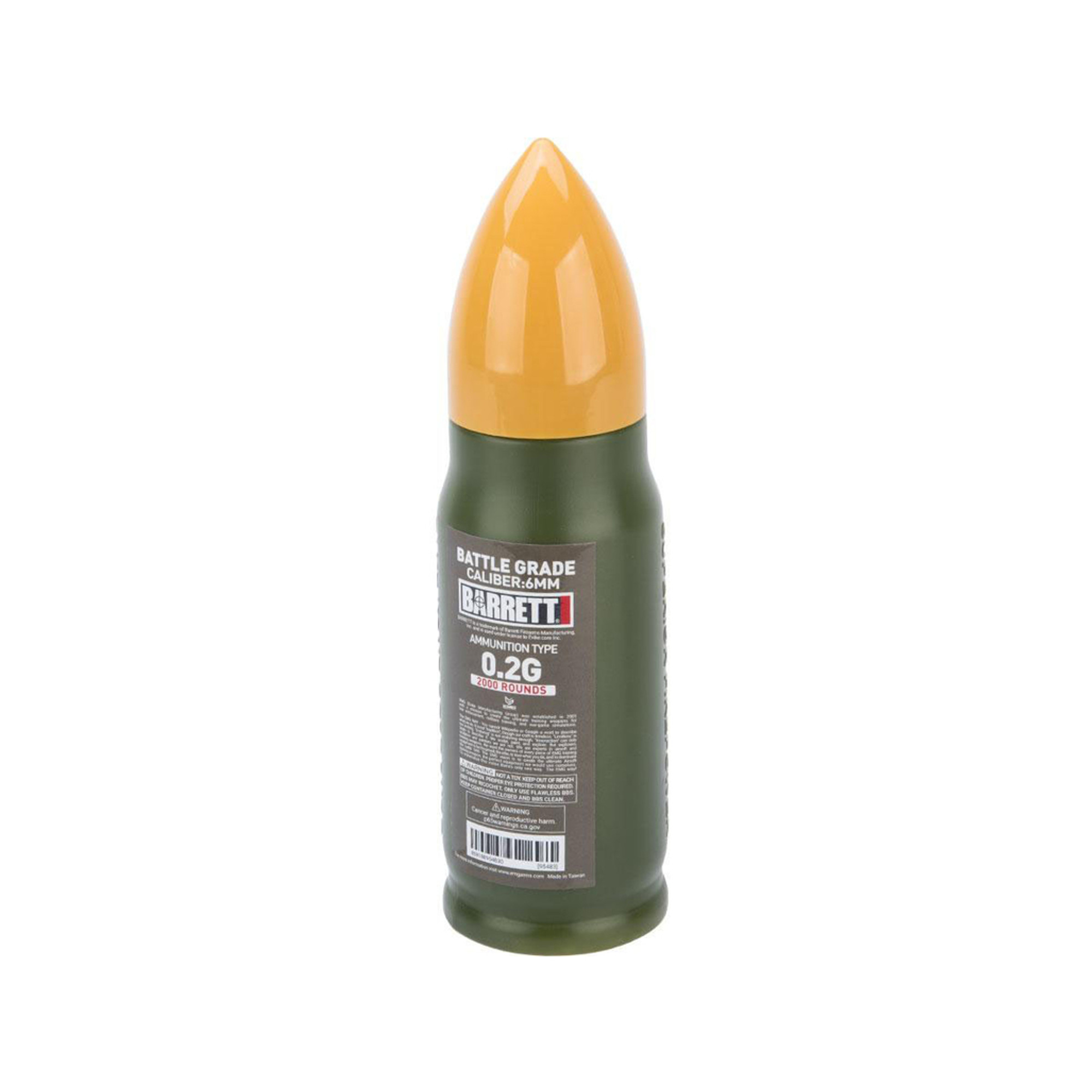 6mmProShop Barrett Licensed Match Grade 6mm Airsoft BBs (Type: 0.20g / 2000rd)