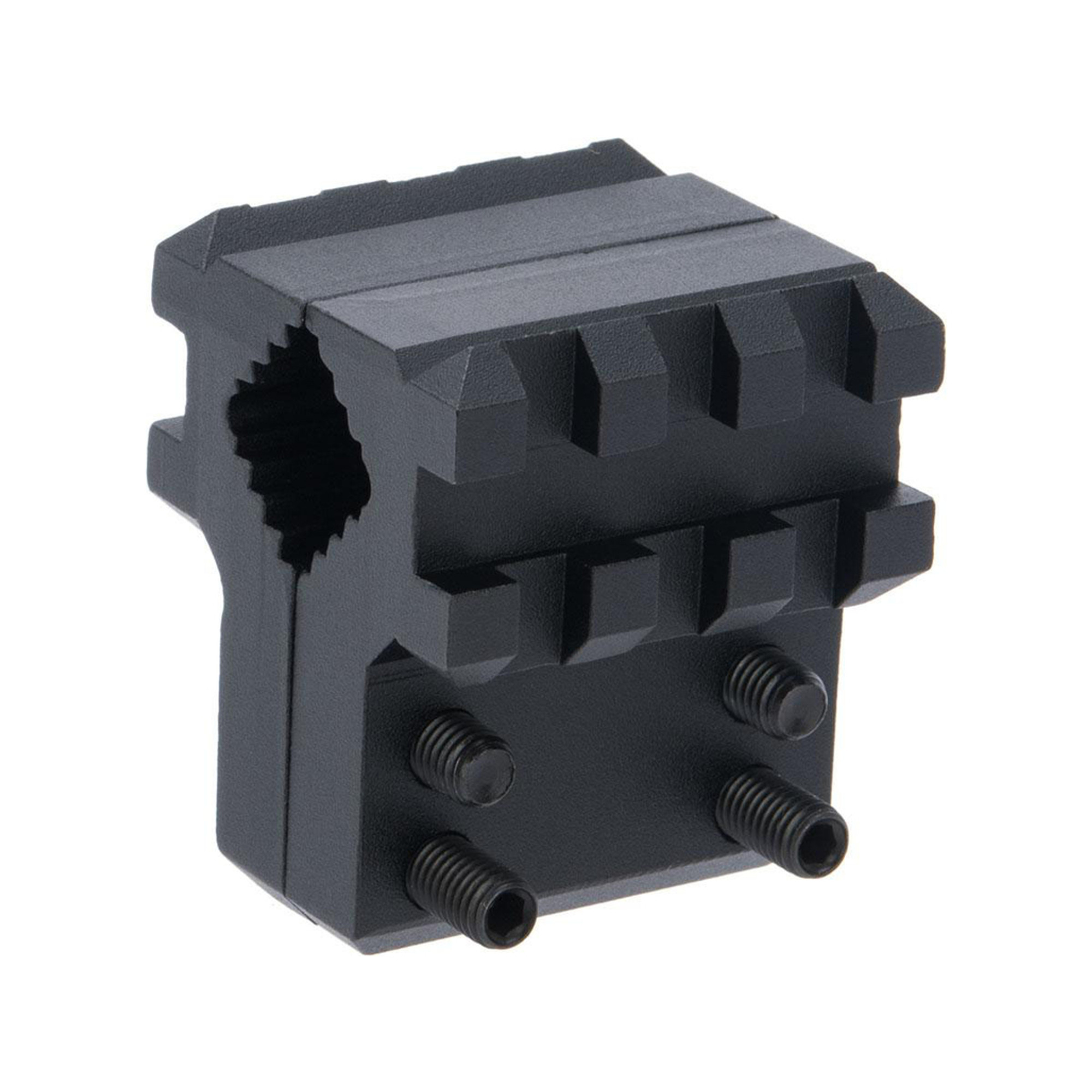 LCT CNC Aluminum Two-Sided Barrel-Mounted Rail Adaptor for AK Series AEG Rifles