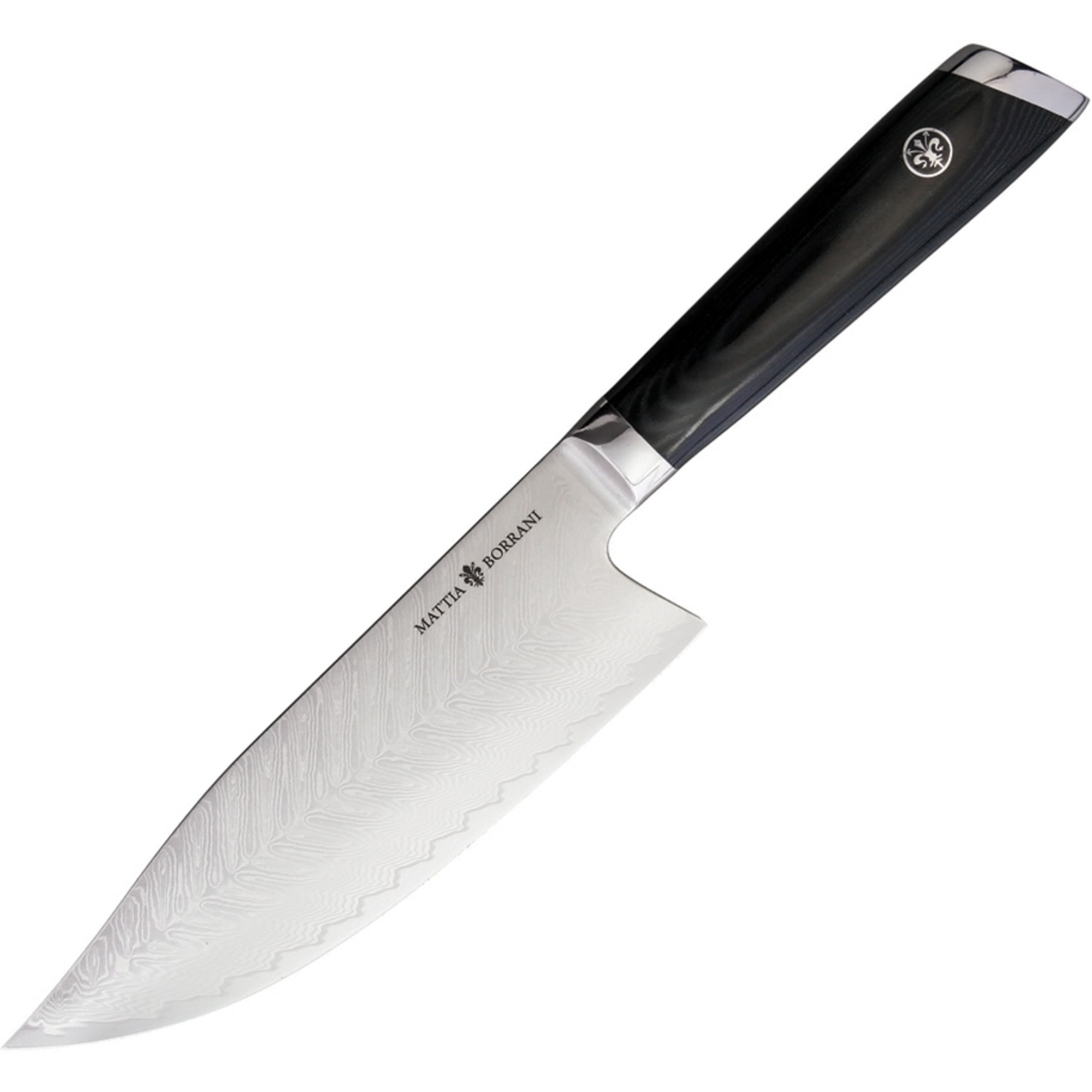 Bowie Chef 7in Damascus