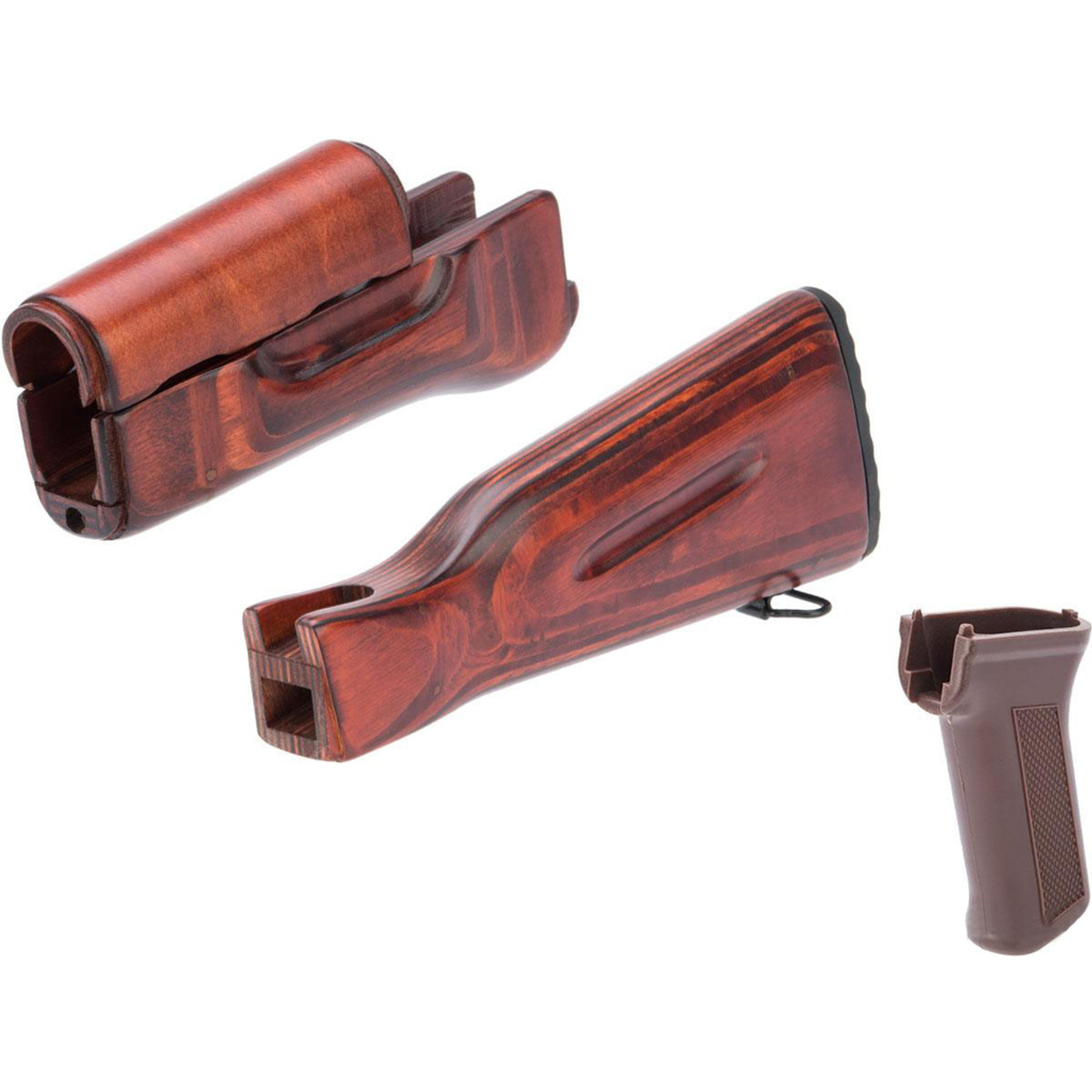 LCT Airsoft Wooden Stock and Grip Set for LCK74 Series Airsoft Rifles