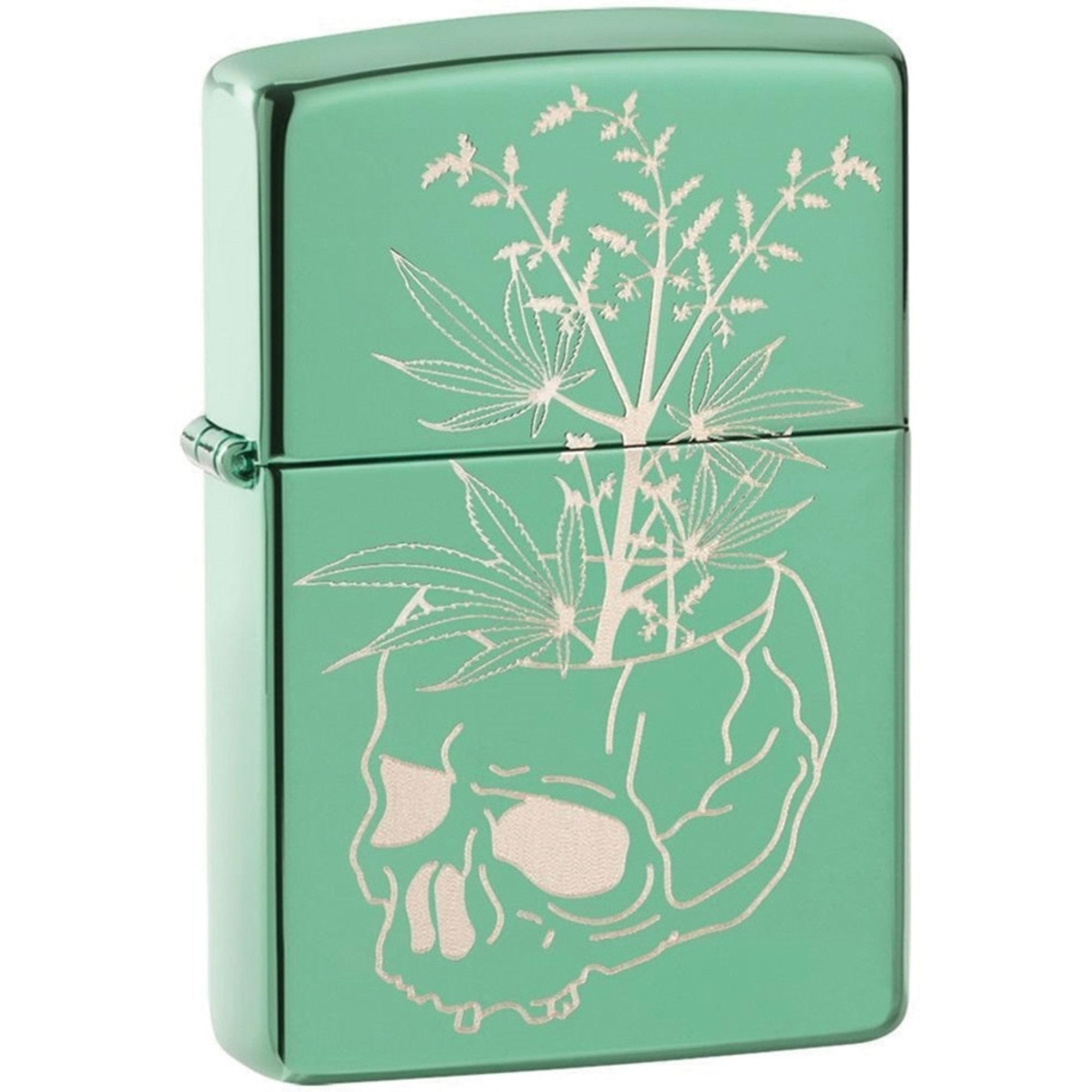 Botanical Skull Lighter