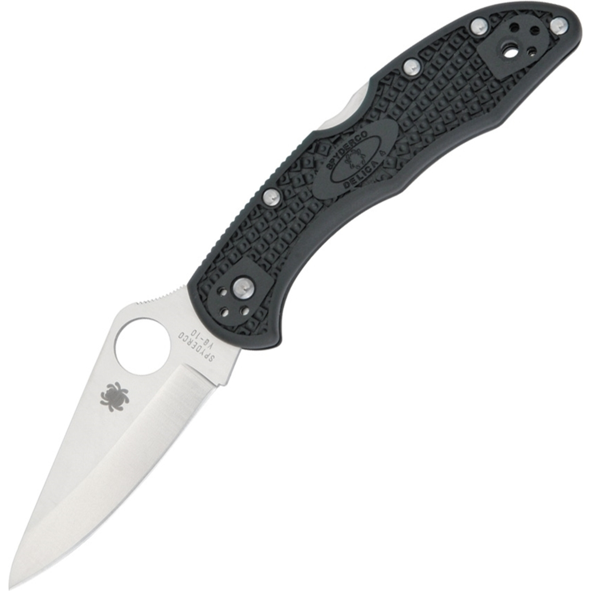 Delica 4 Lockback Black SC11PBK