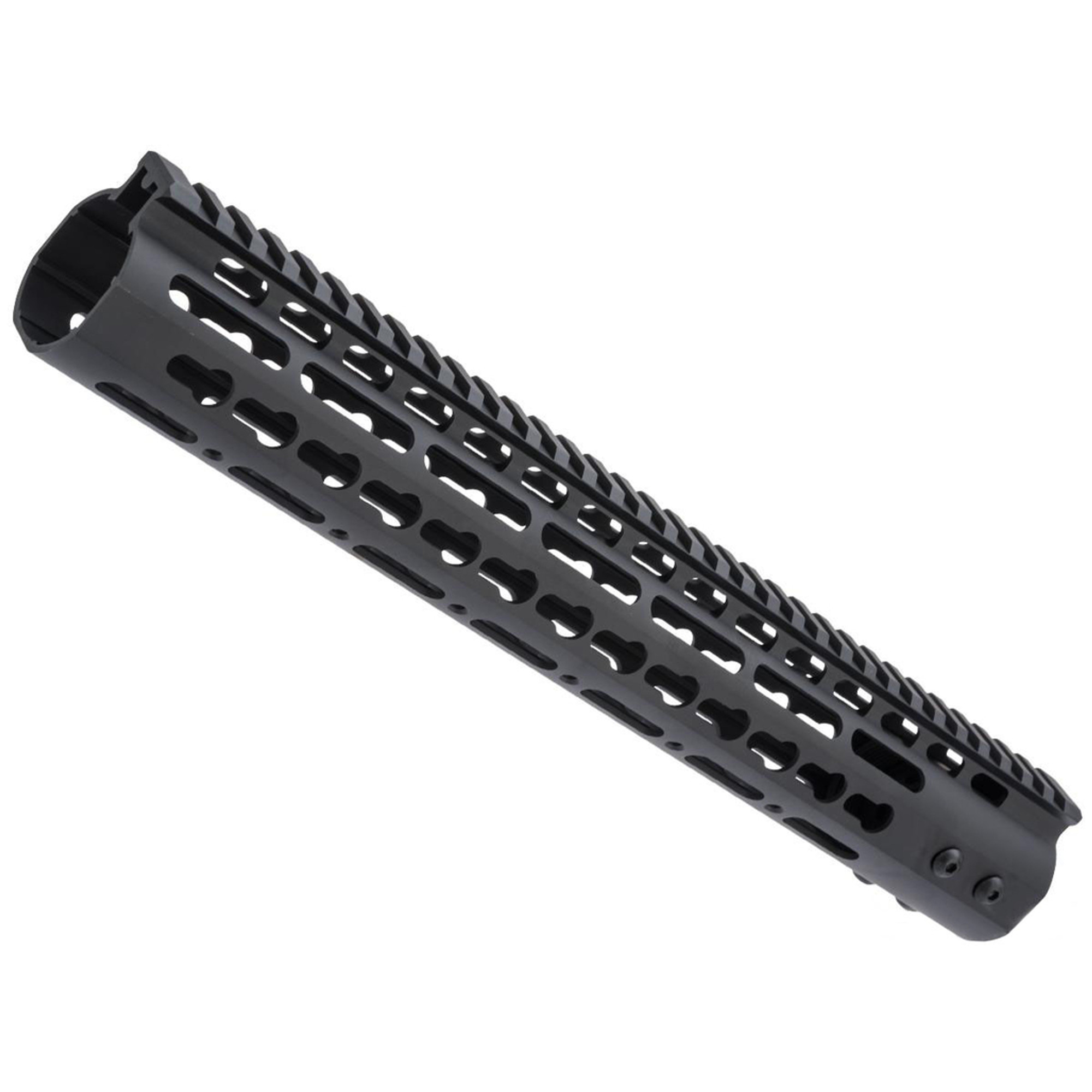 ZCI CNC Aluminum KeyMod Ultra Slim Free Float Handguard for M4 / M16 AEG Rifles (Size: 13.5")