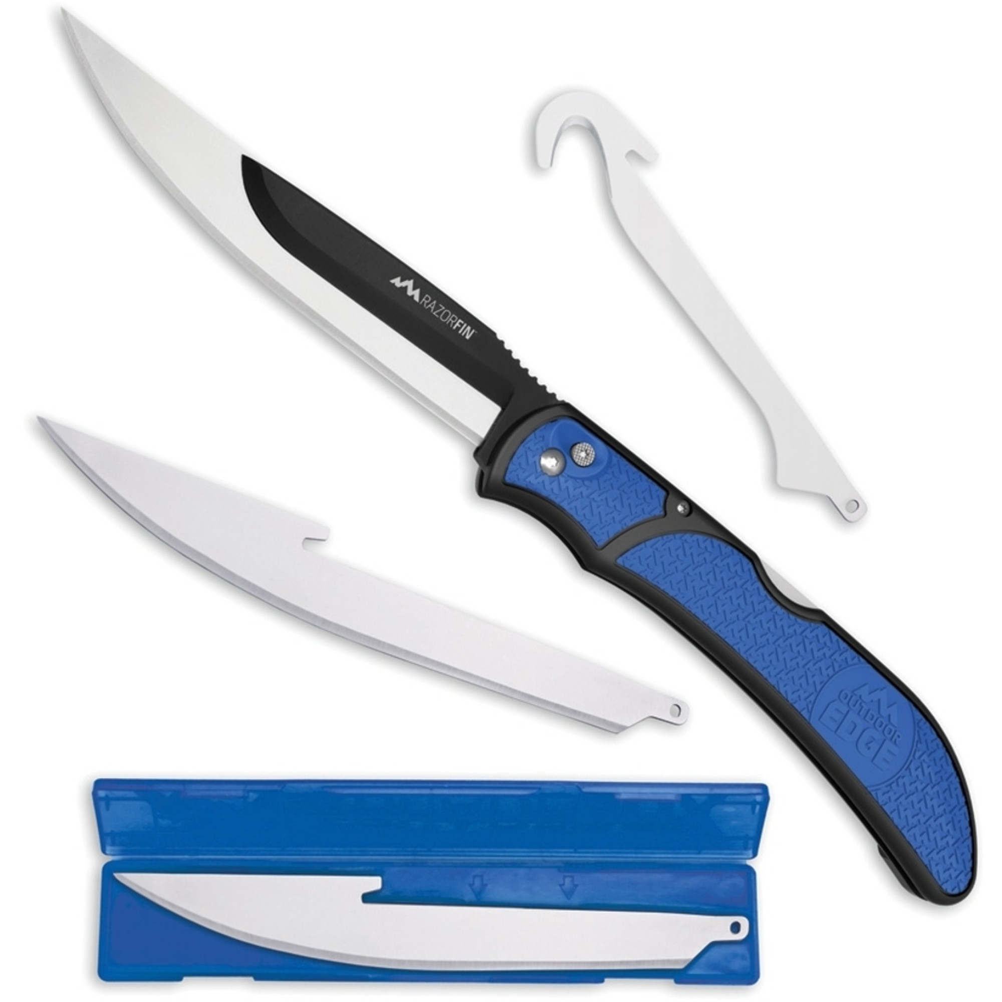 Razor Fin Lockback Blue