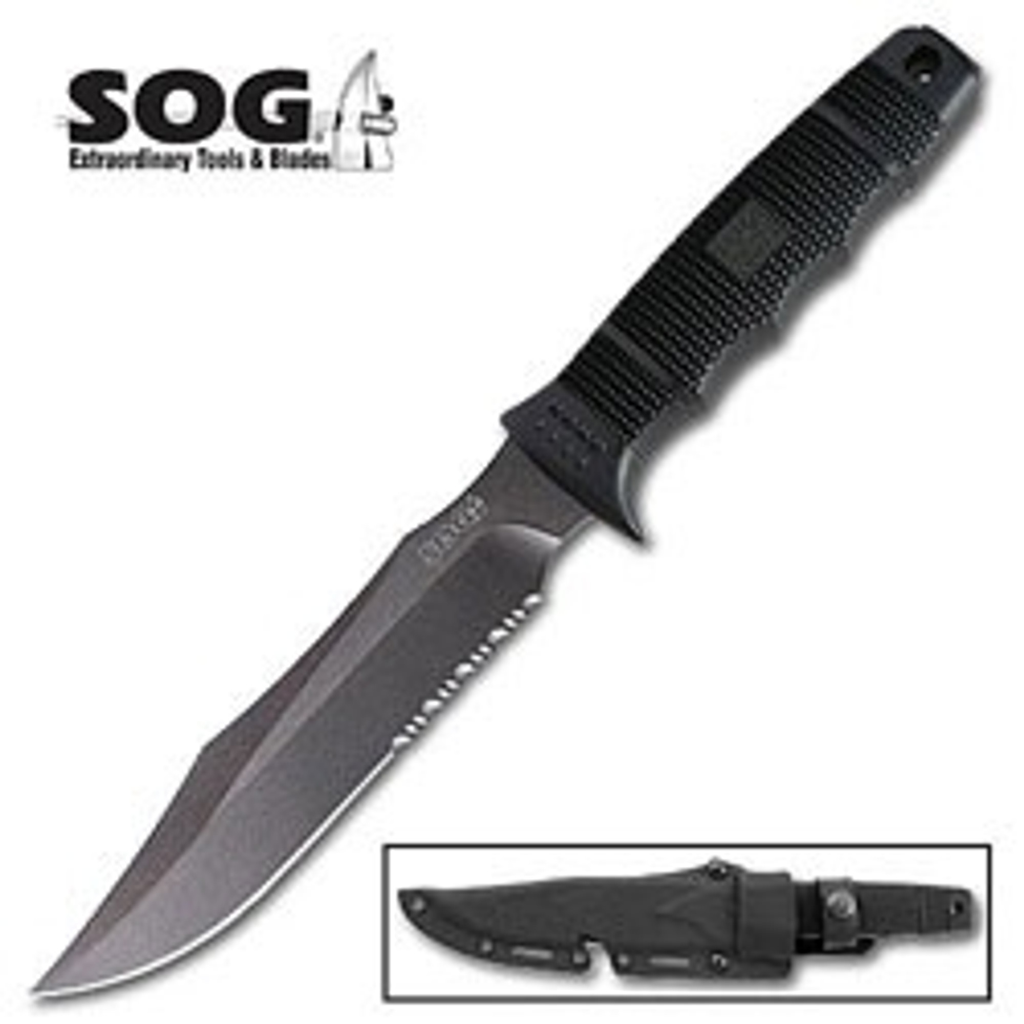 SOG Seal Team Knife w/Kydex Sheath