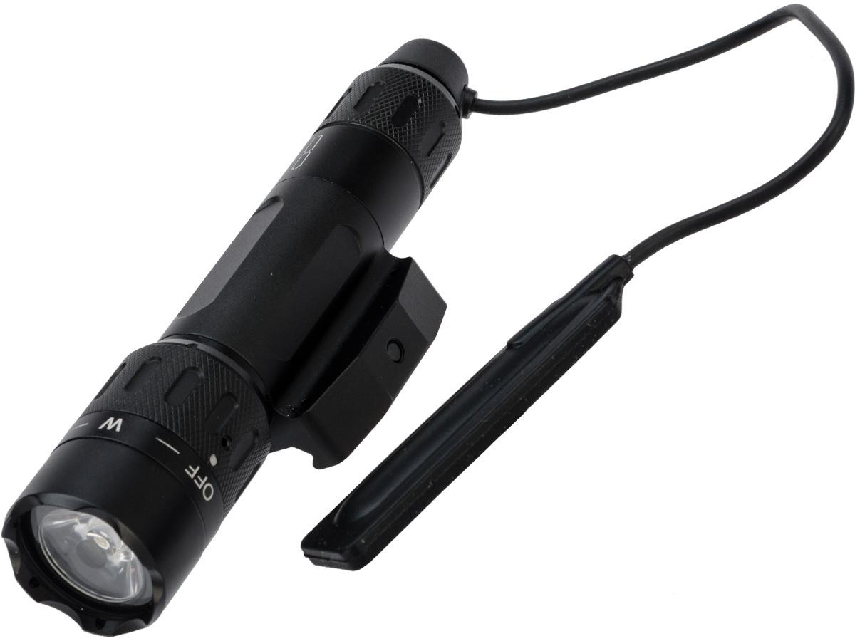 Night Evolution NE04014 Flashlight with IR Flood (Fixed Rail Mount)