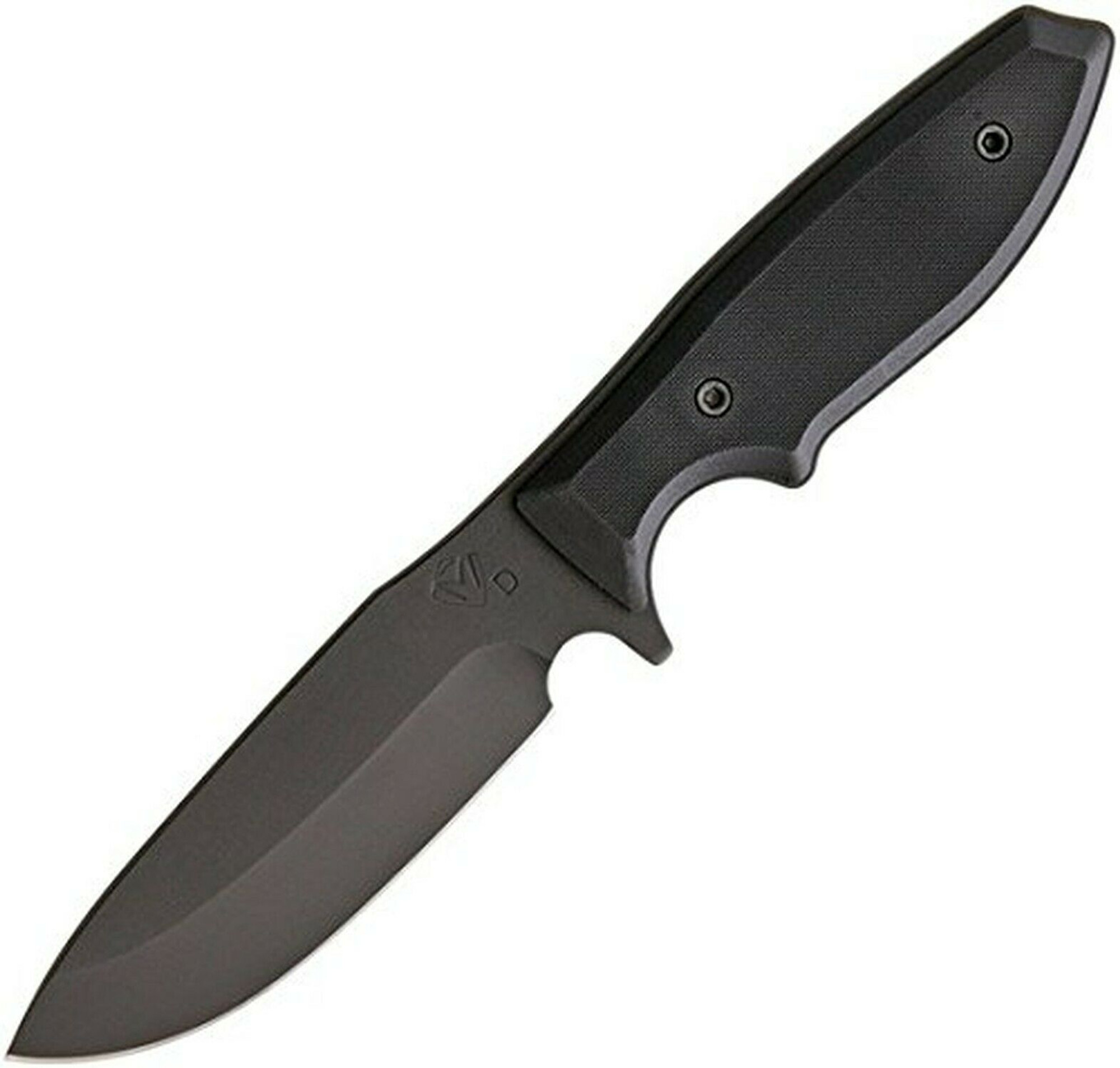 Medford Hunstman Strapper Black G10, Black PVD w/ Kydex Sheath