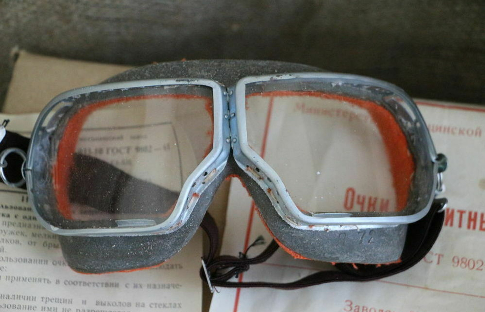 Russia Military Pilot Tankman Aviator Goggles