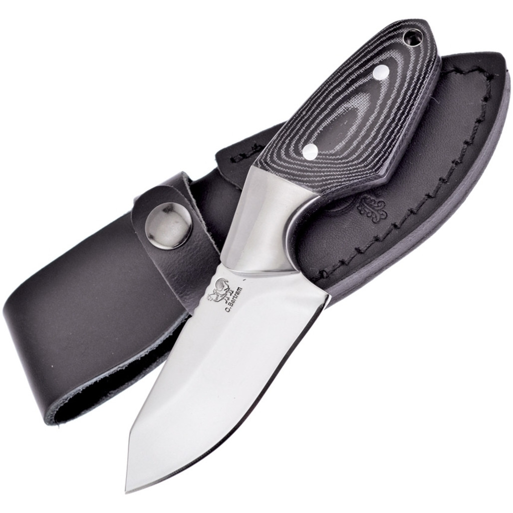 Fixed Blade Black Pakkawood HR013M