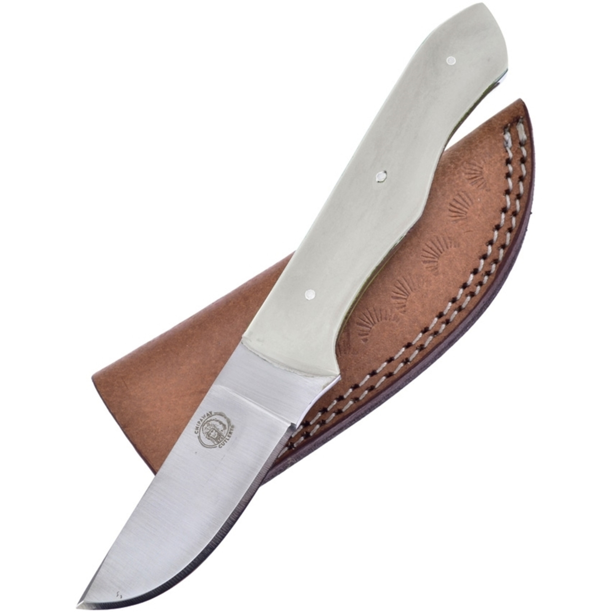 Fixed Blade White Smooth Bone FCW641WSB