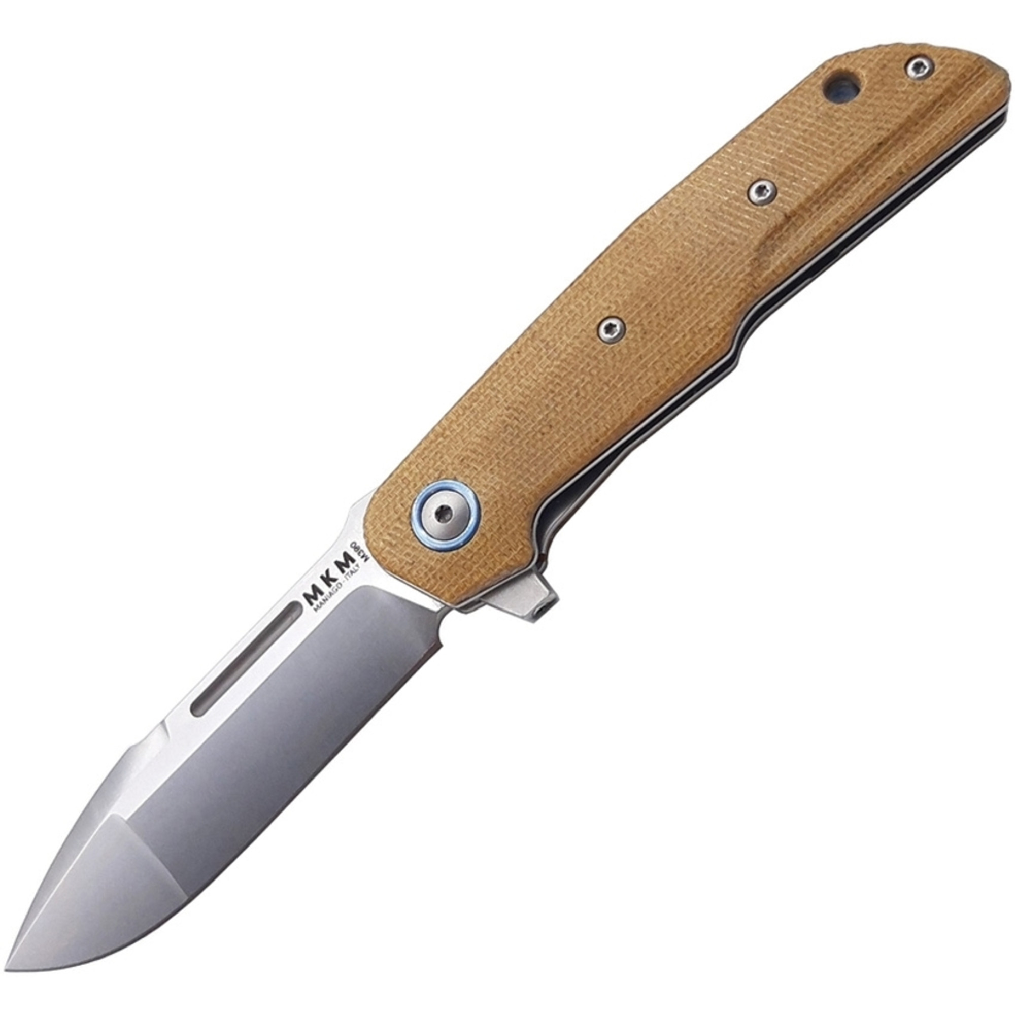 Clap Linerlock Natural Micarta