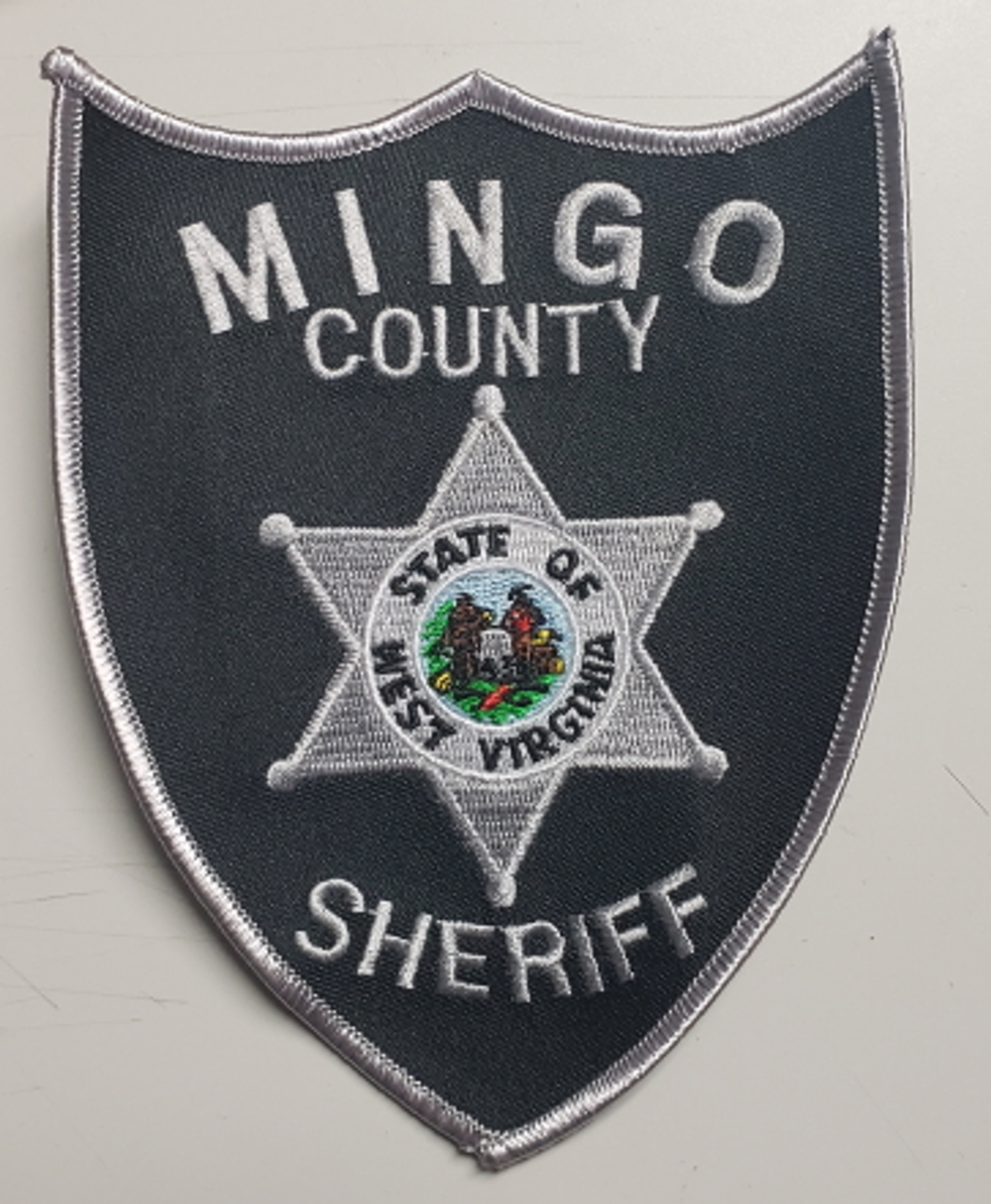 Mingo County WV Police Patch - SILVER