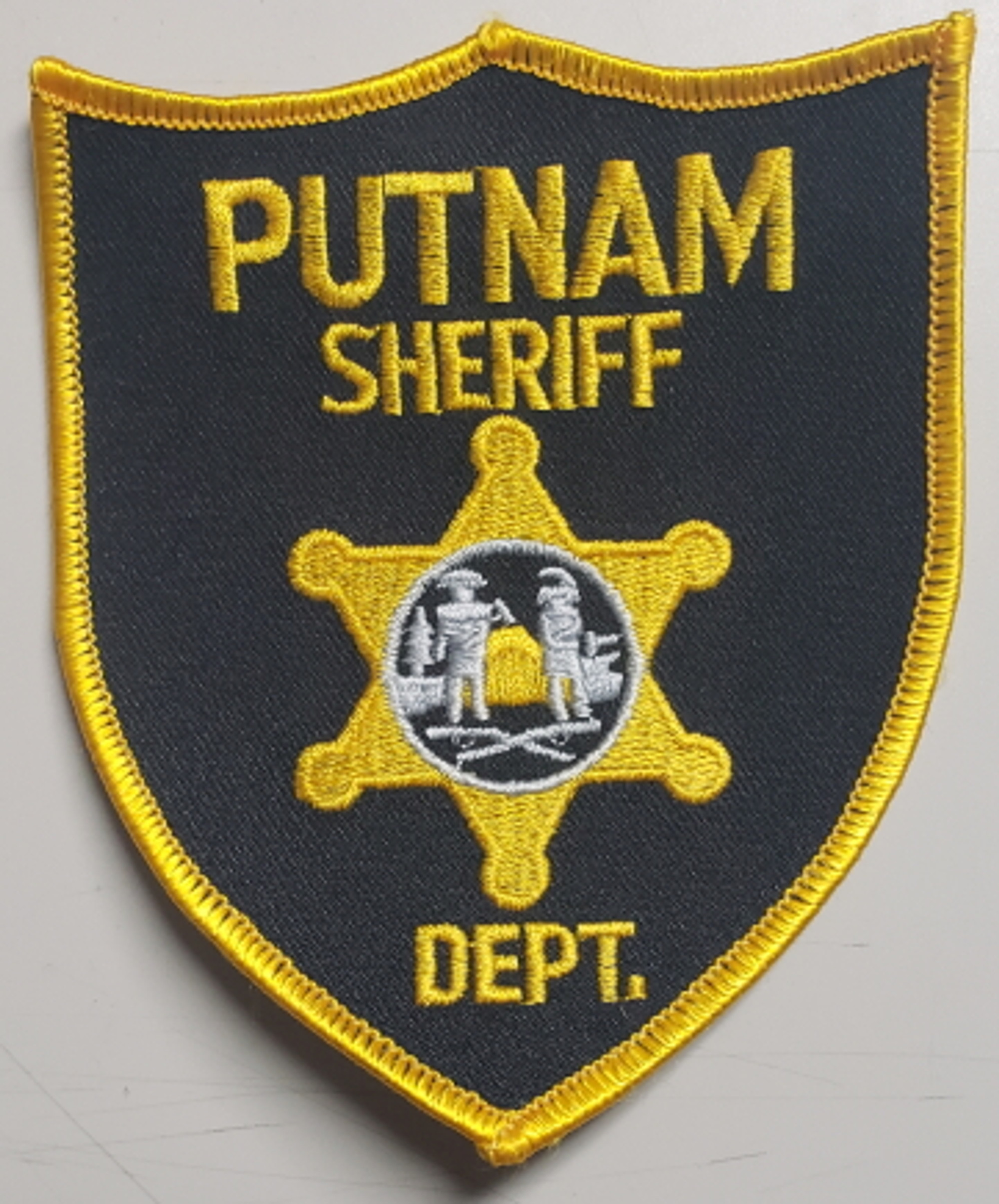 Putnam Sheriff Dept WV Police Patch - GOLD