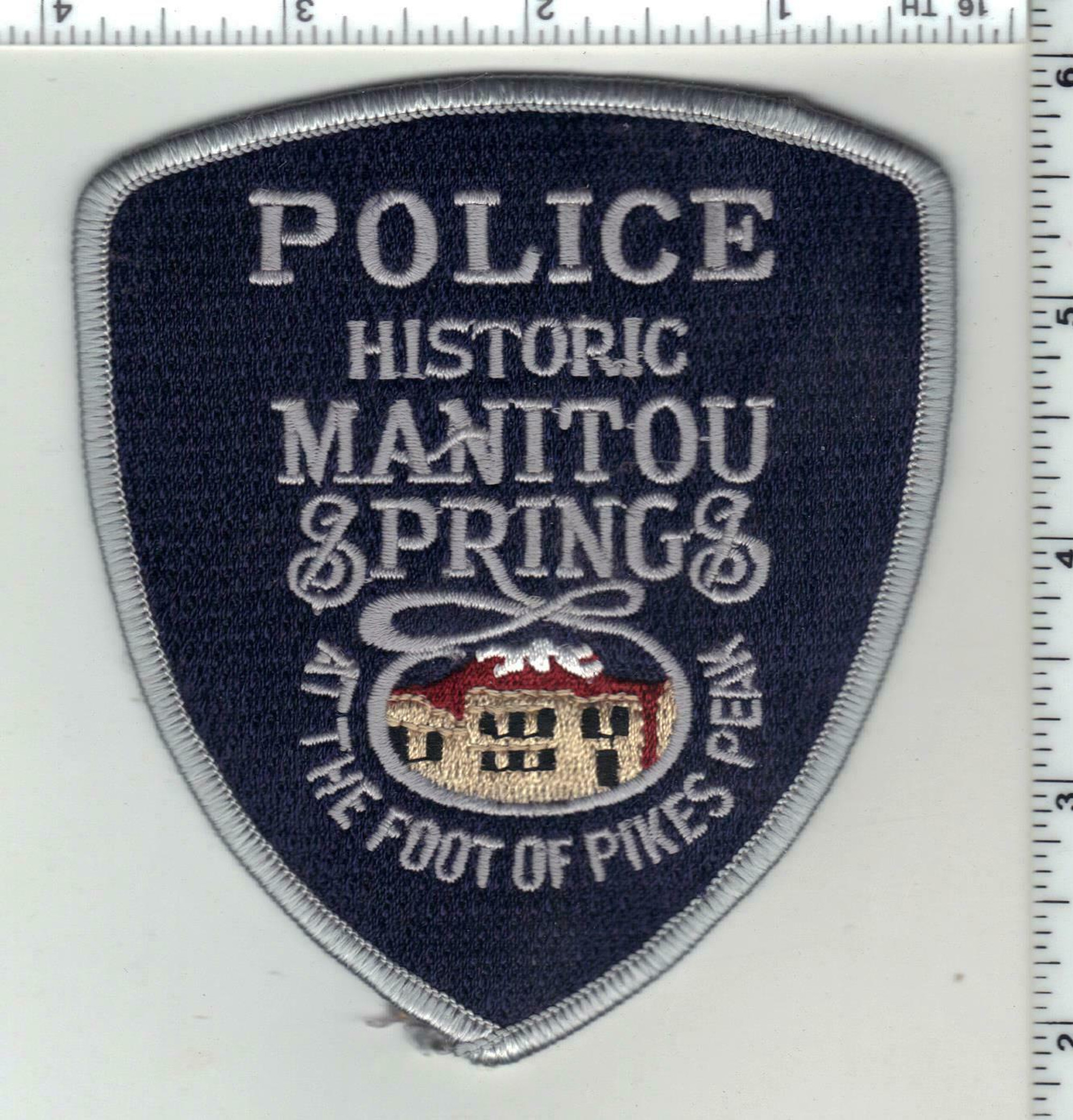 Manitou Springs CO Police Patch