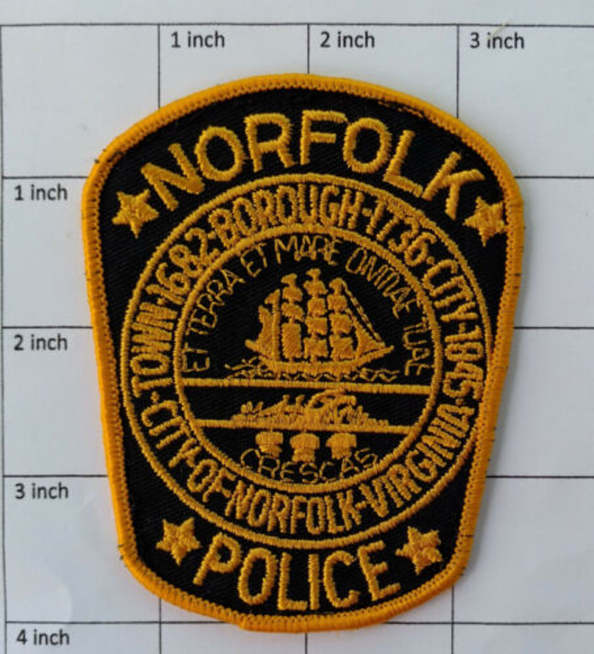 Norfolk VA Police Patch