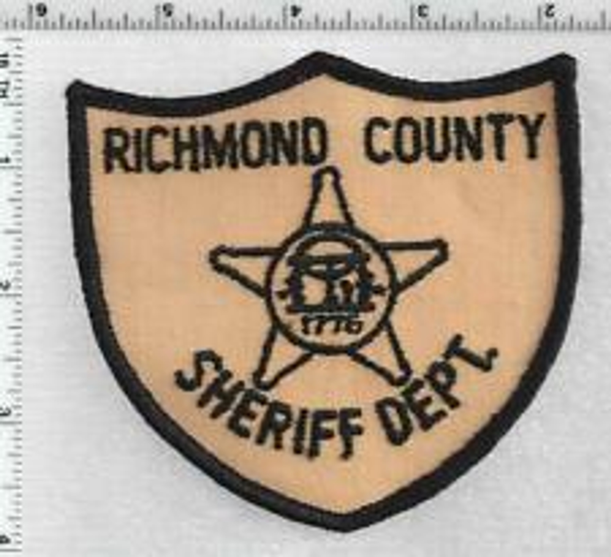 Vintage Richmond County Sheriff NC Police Patch