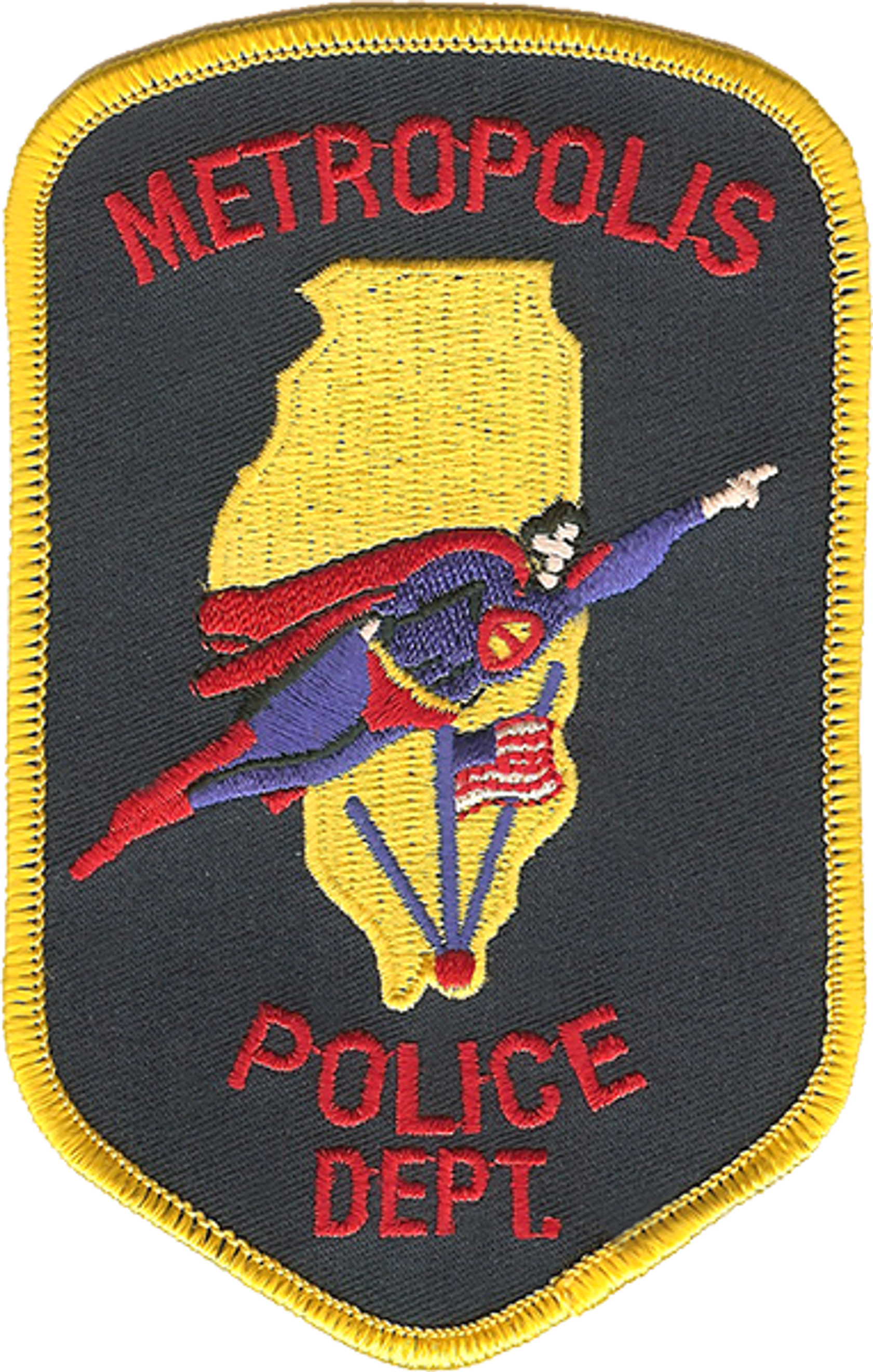 Metropolis Police Department Patch