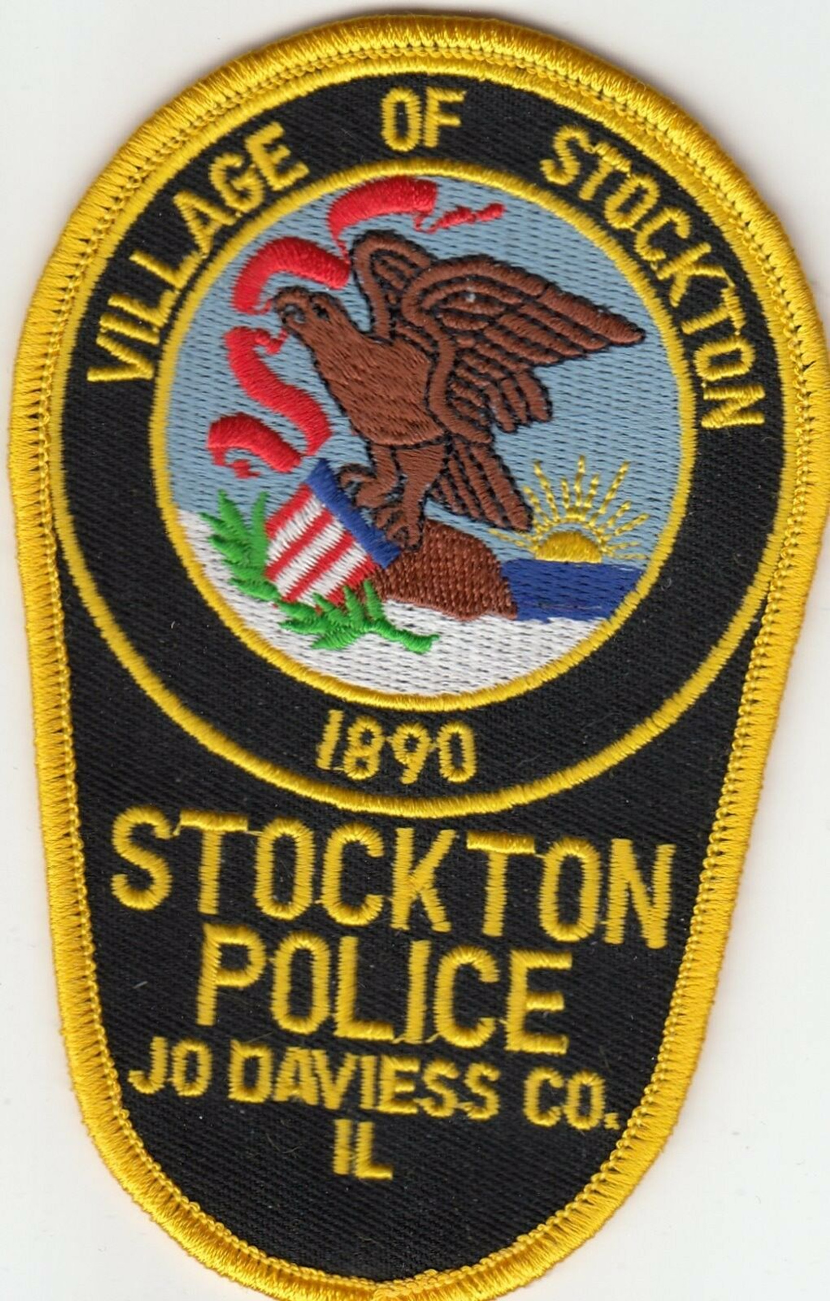 Stockton IL Police Patch