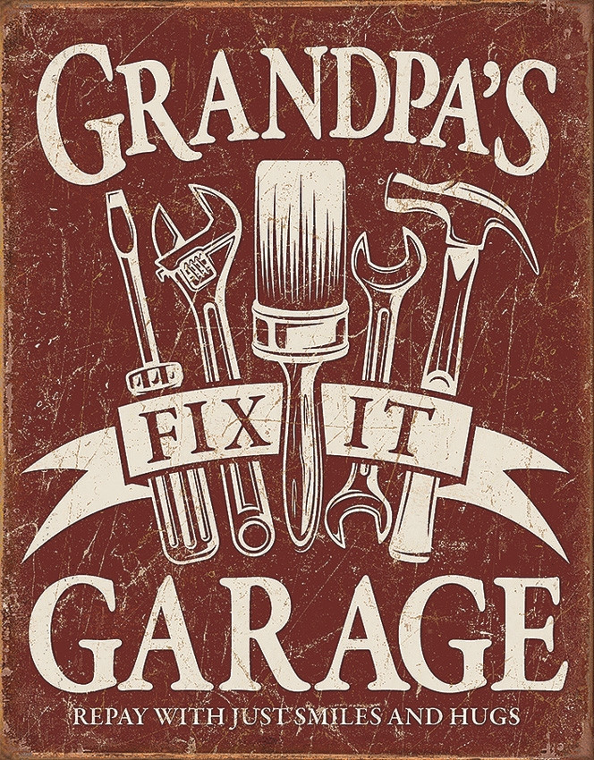 Grandpas Garage Sign