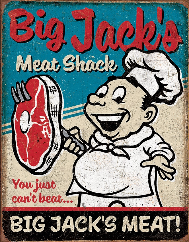Big Jacks Meats Sign