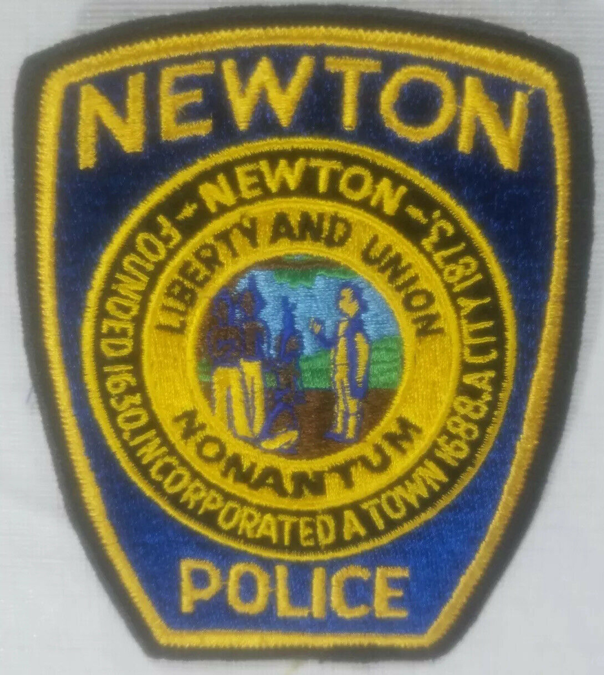 Newton MA Police Patch