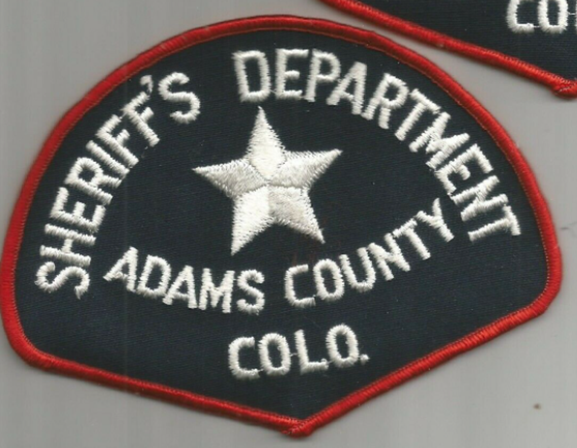 Adams County CA Sheriff Police Patch