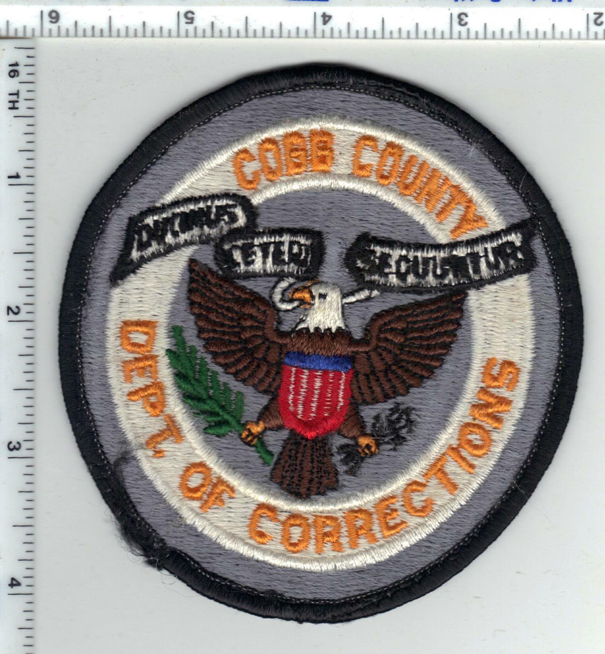 Cobb County Dept of Corrections GA Police Patch