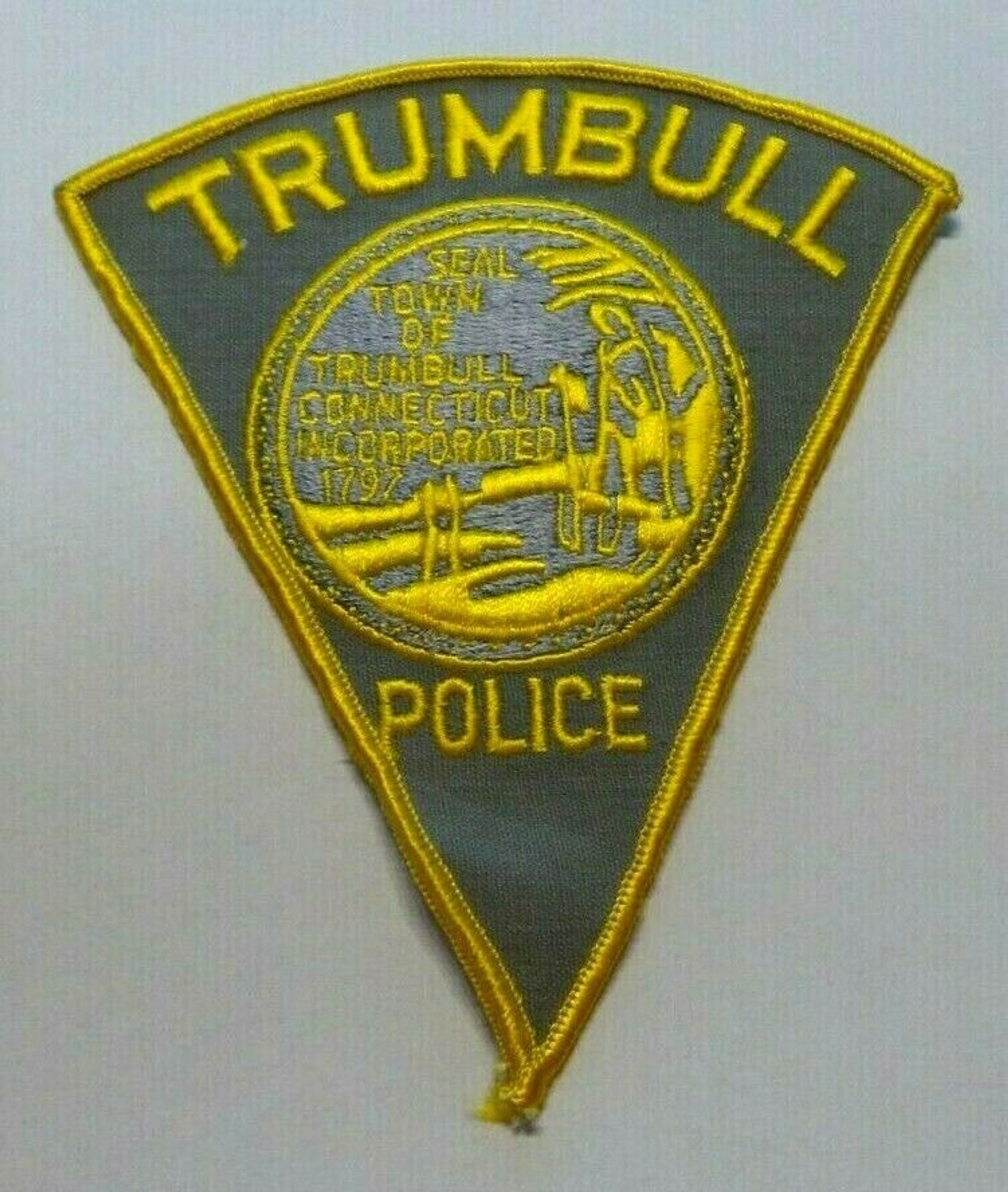 Trumbull CT Police Triangle Patch