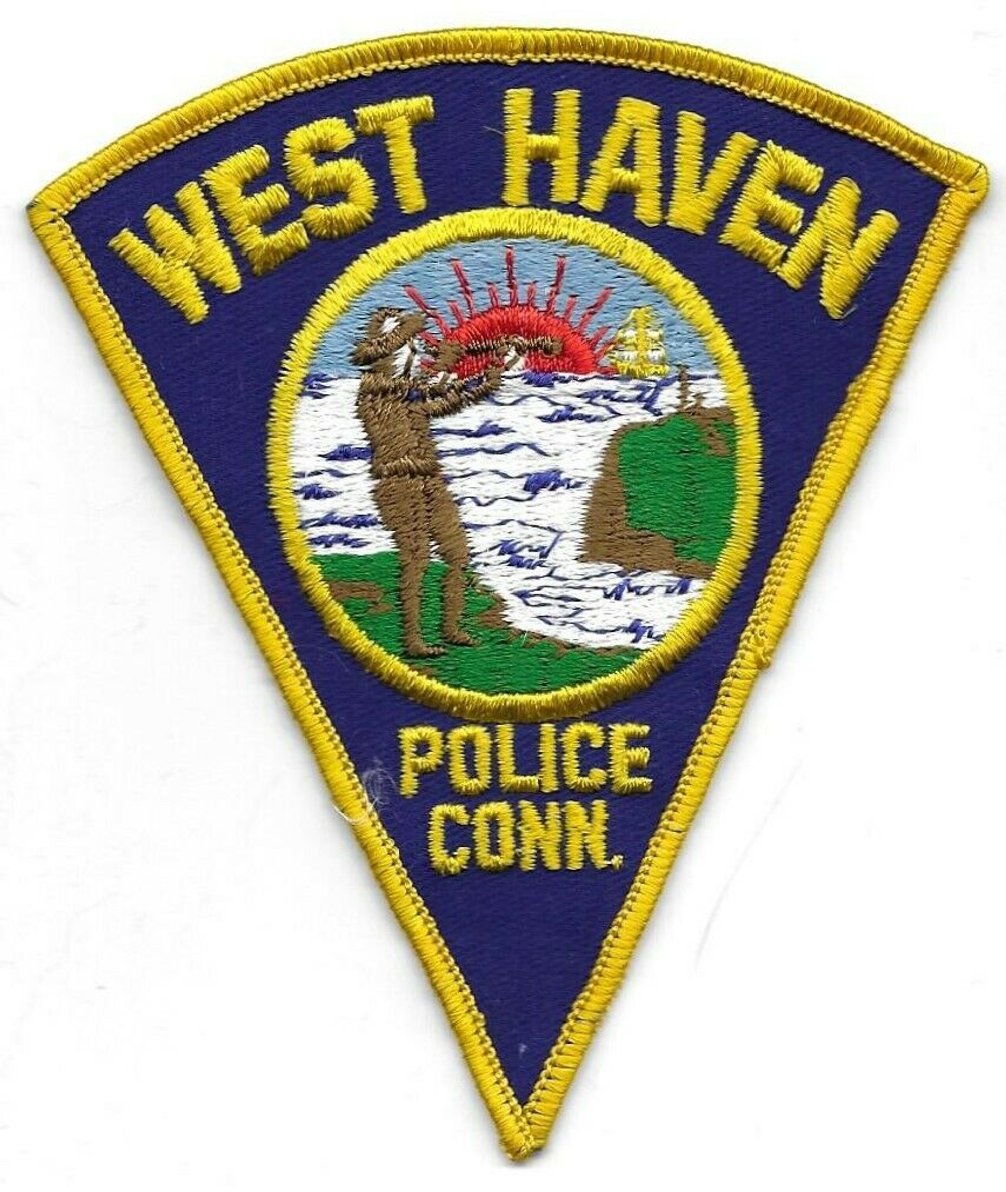 West Haven CT Police Triangle Patch