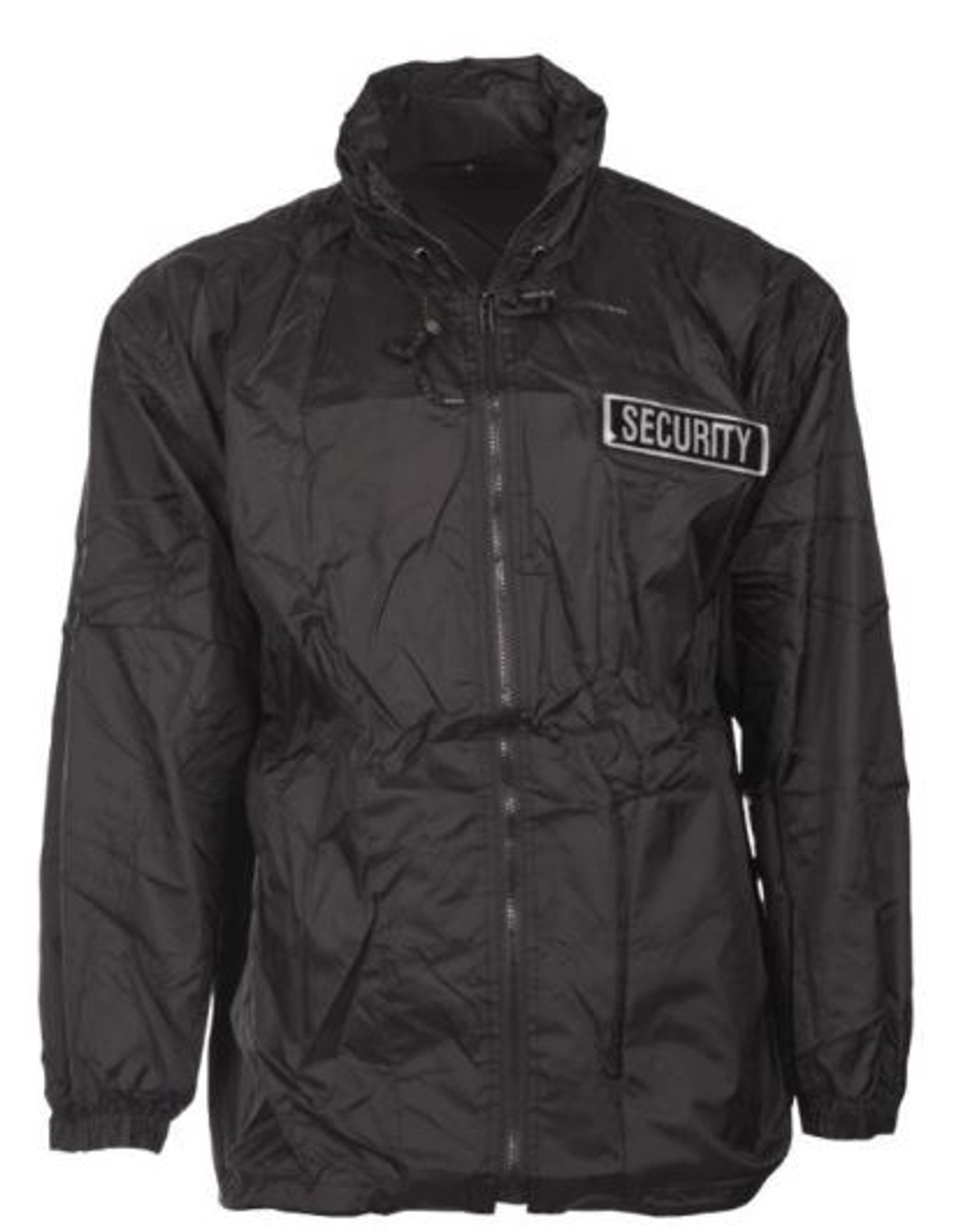 Mil-Tec Black Security Windbreaker