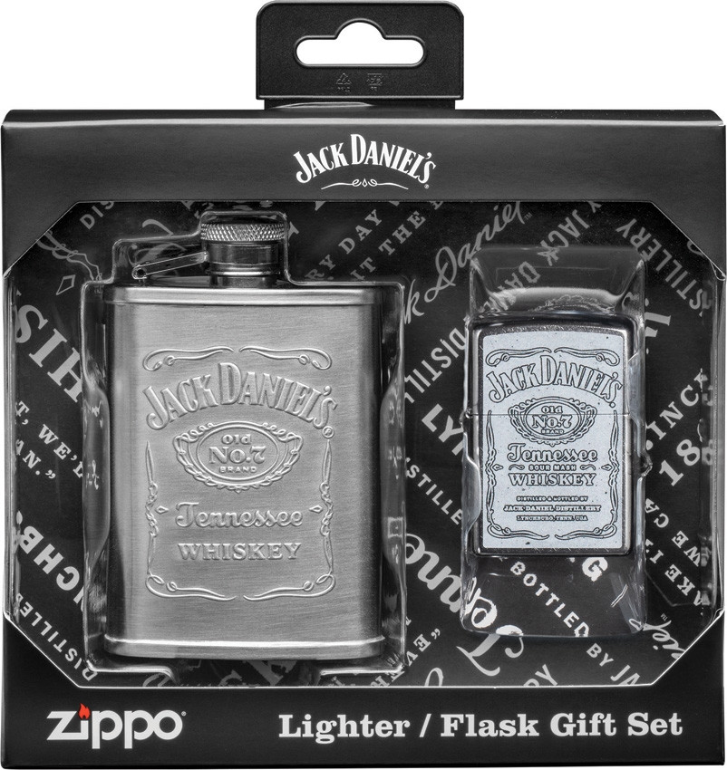 Jack Daniels Ltr & Flask Set