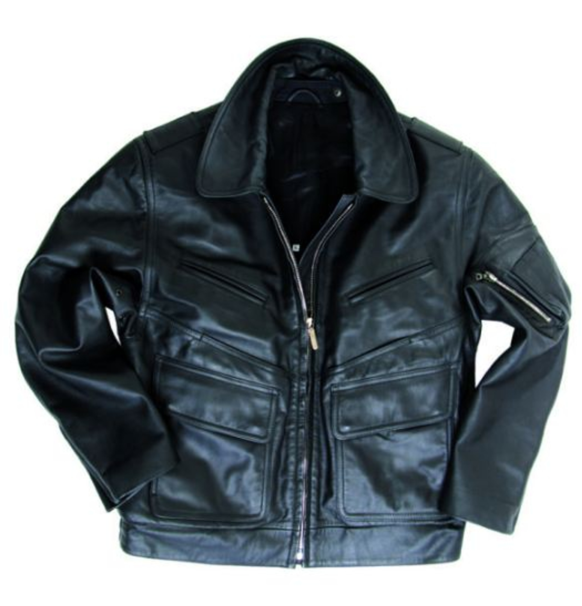 BGS Ladies Black Leather Jacket