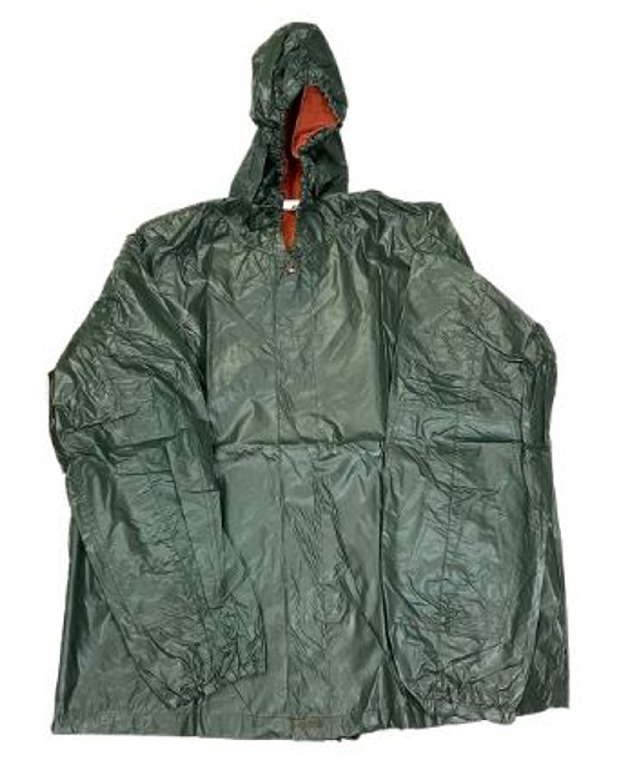 Czech Armed Forces OD Rubber Wet Weather Jacket