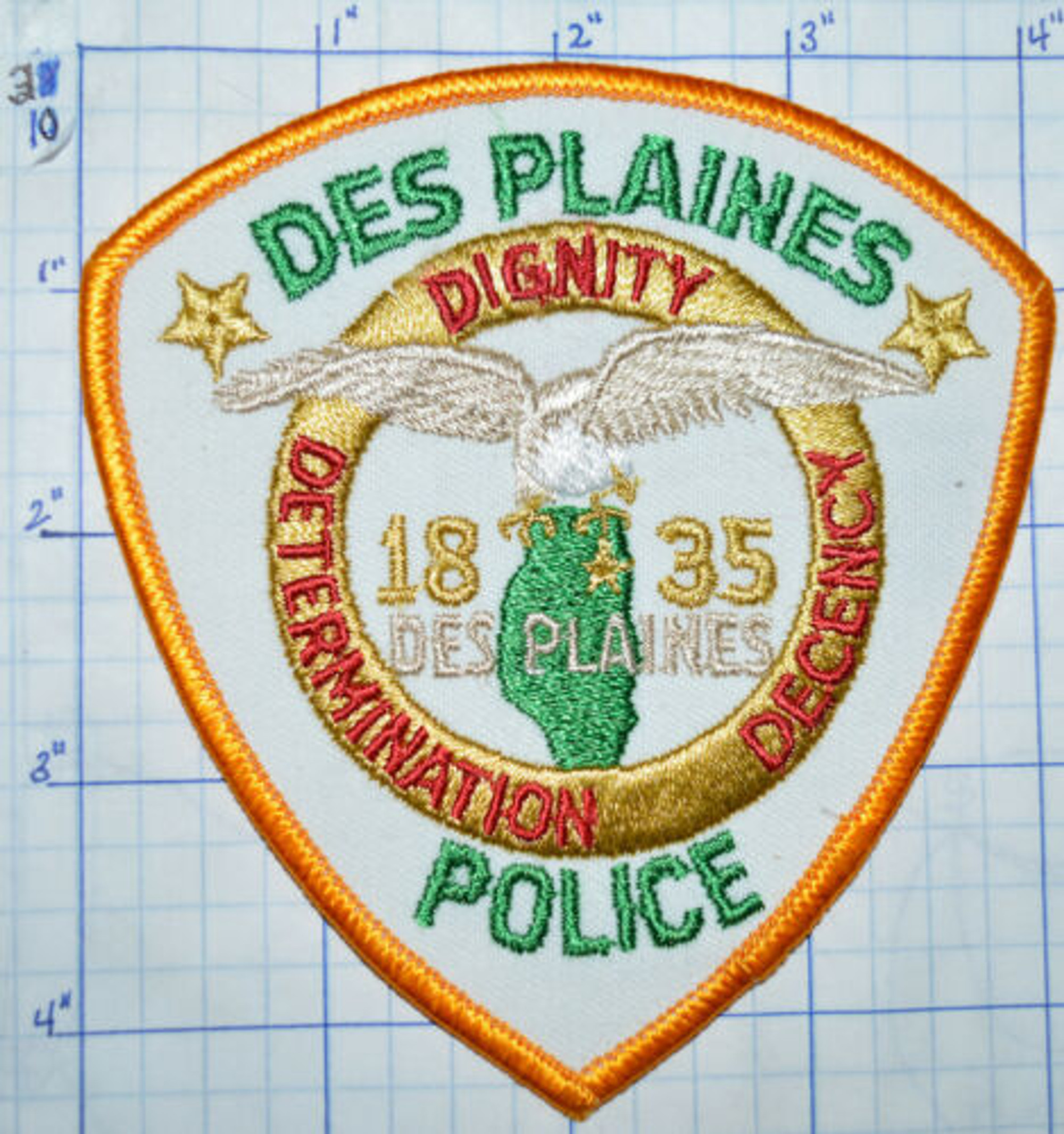 Des Plaines IL Police Patch