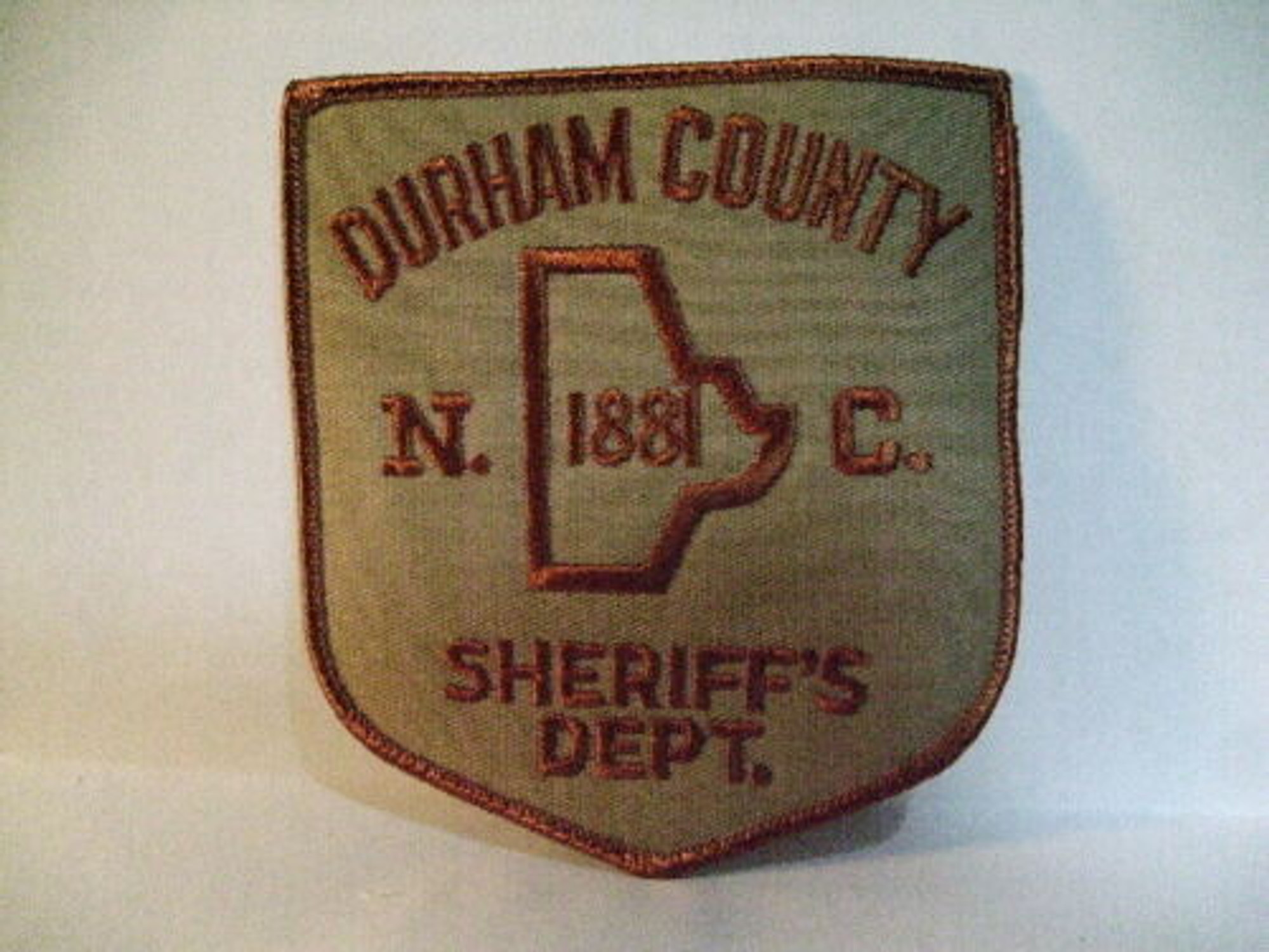 Durham County Sheriff NC Police Patch