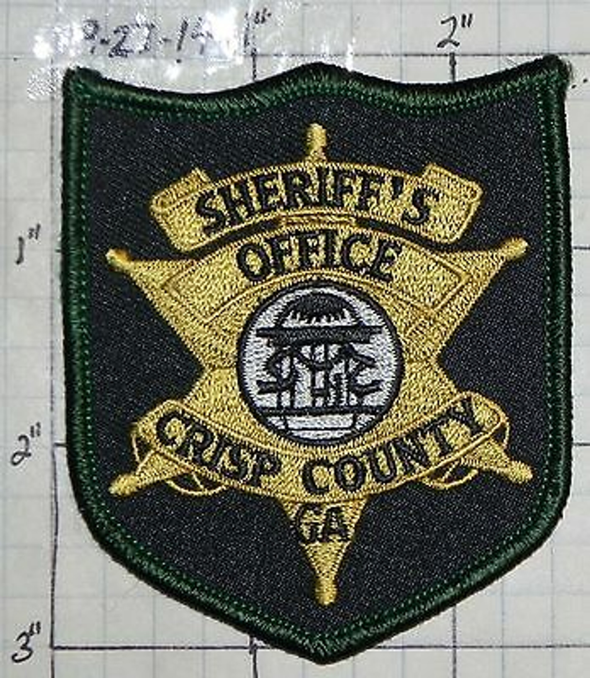 Crisp County GA Sheriff Police Patch