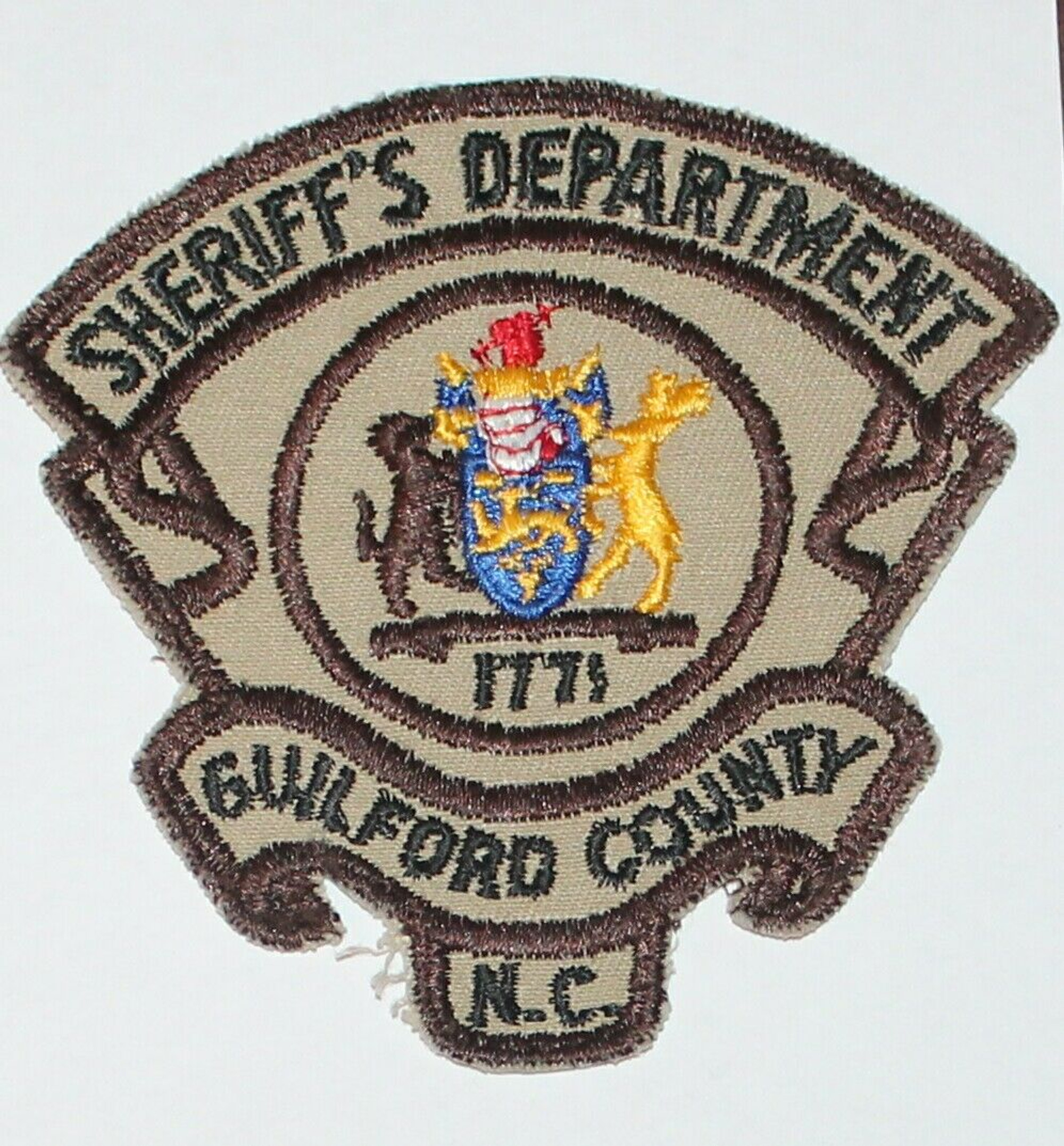 Guilford County NC Sheriff Police Patch