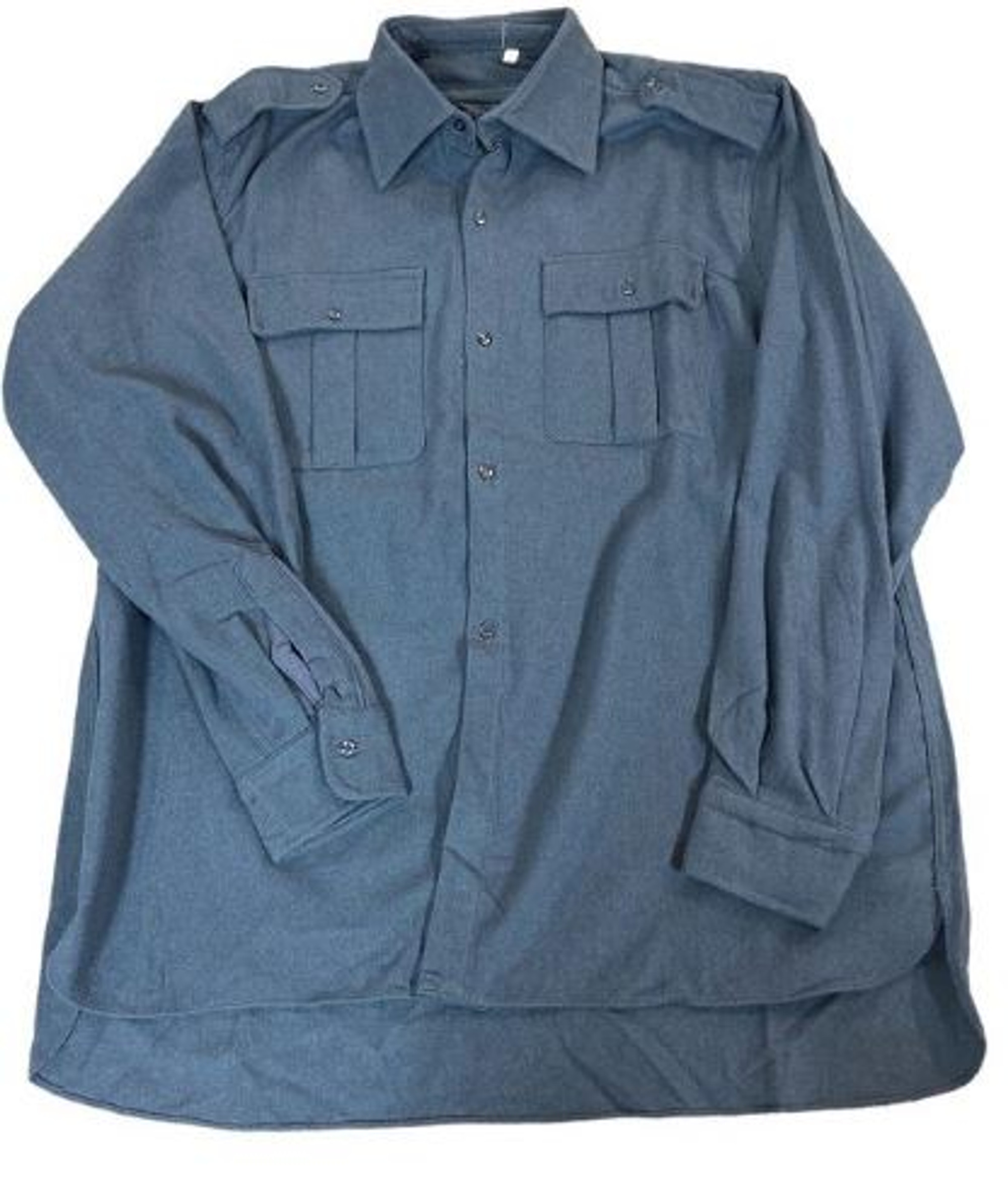 Italian Blue/Grey Flannel Shirt