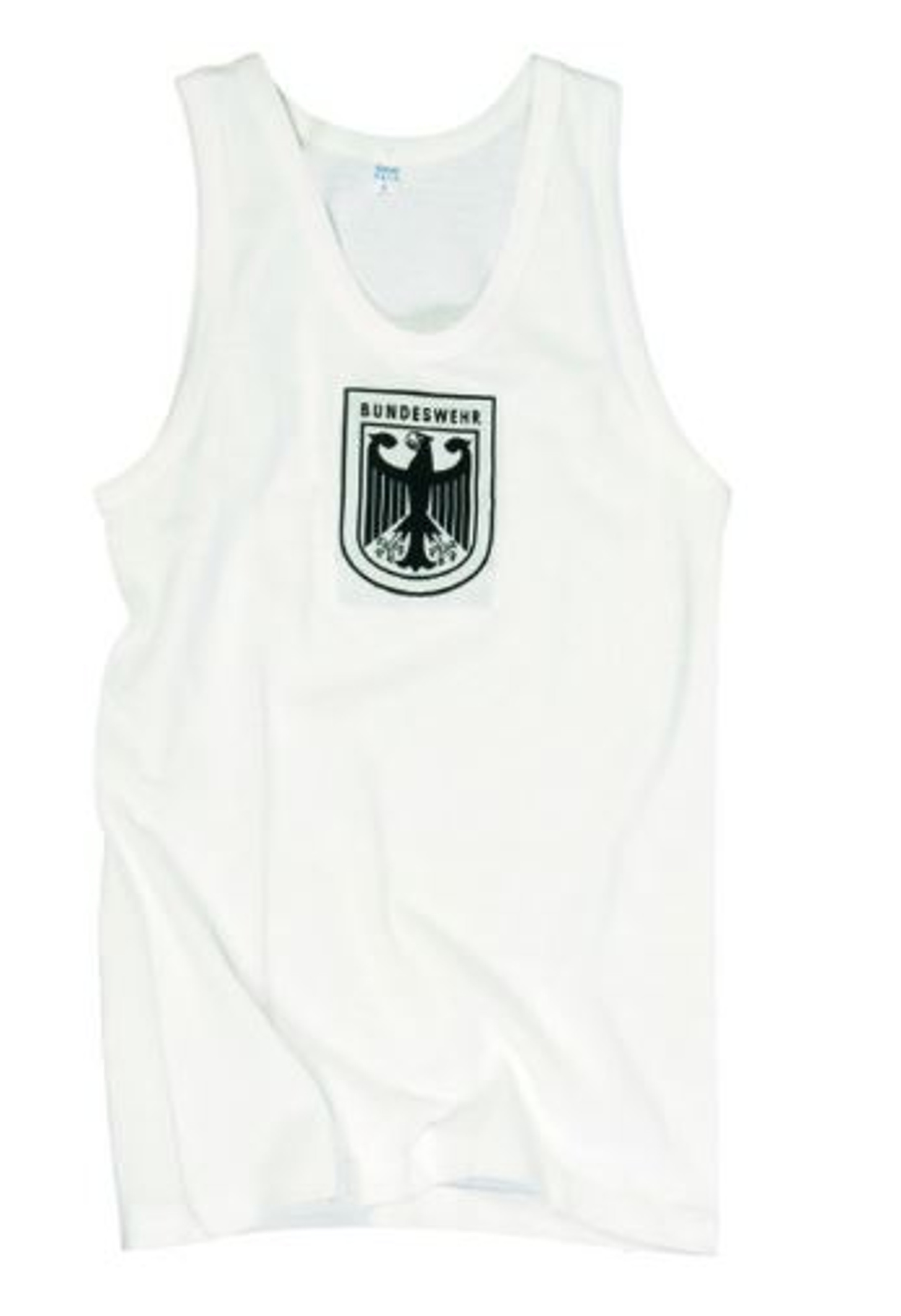 German Armed Forces White Tank Top W/Eagle