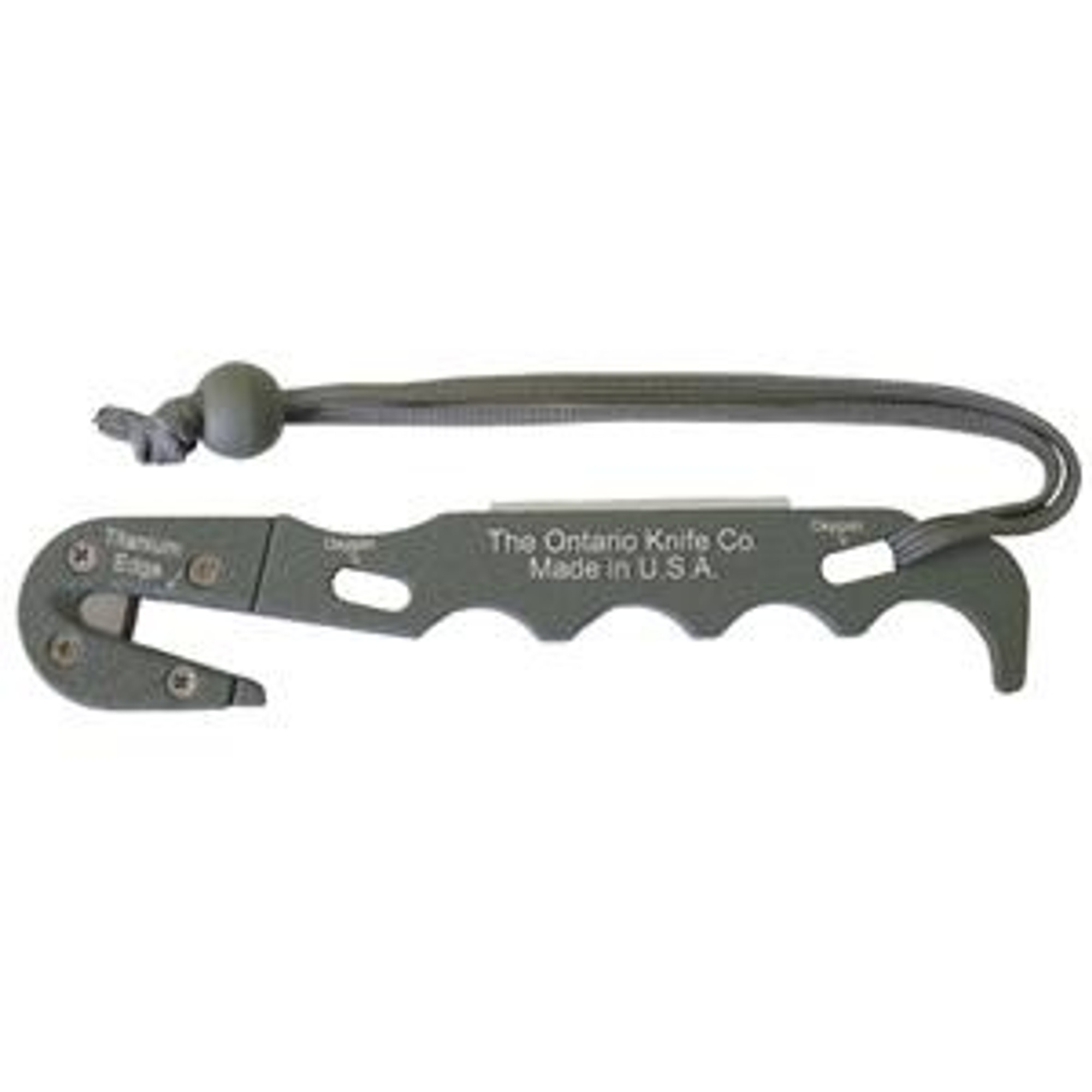 Ontario Knives Model 1 Strap Cutter - Foliage Green